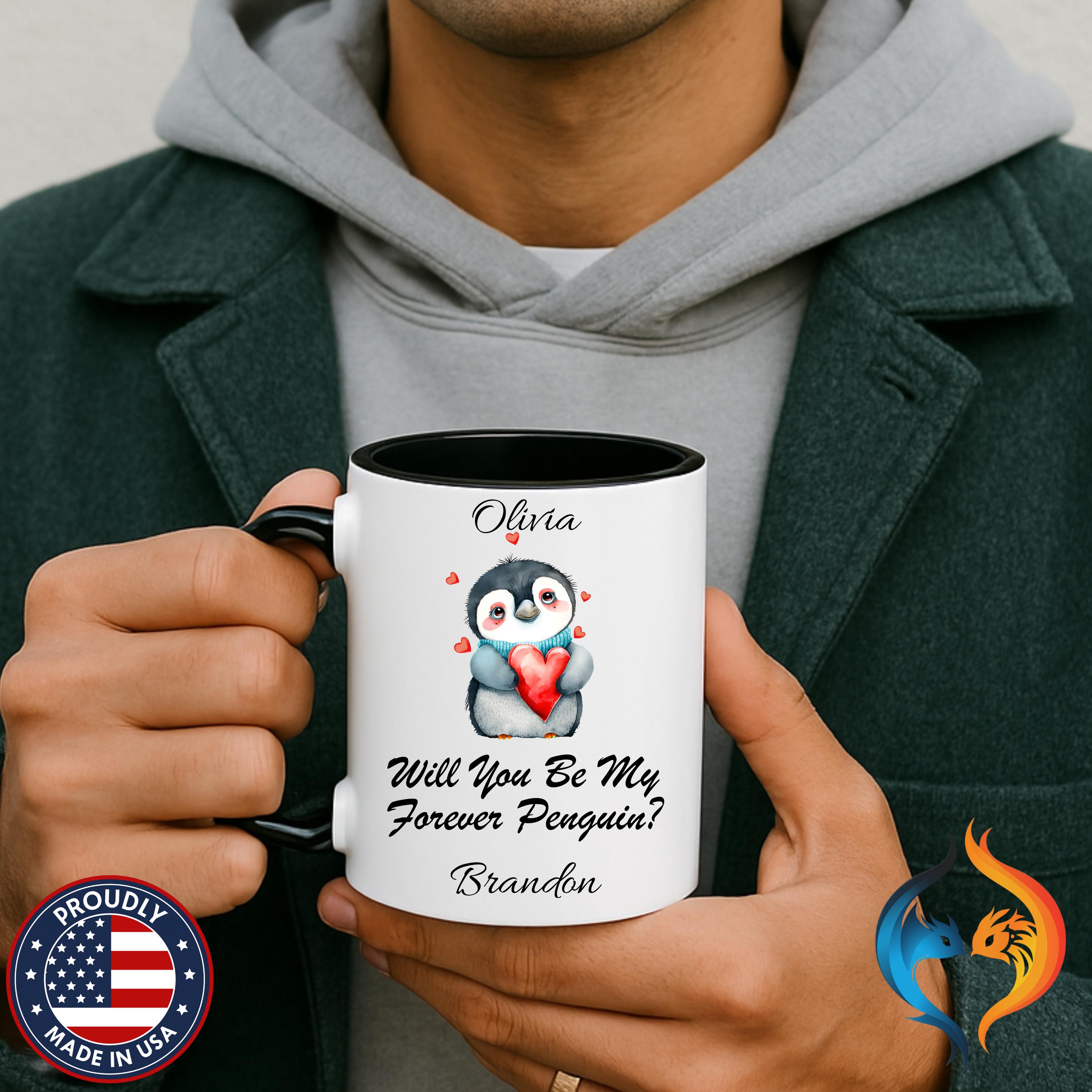 Forever Penguin Love Mug Product Photo | Nutty Designs