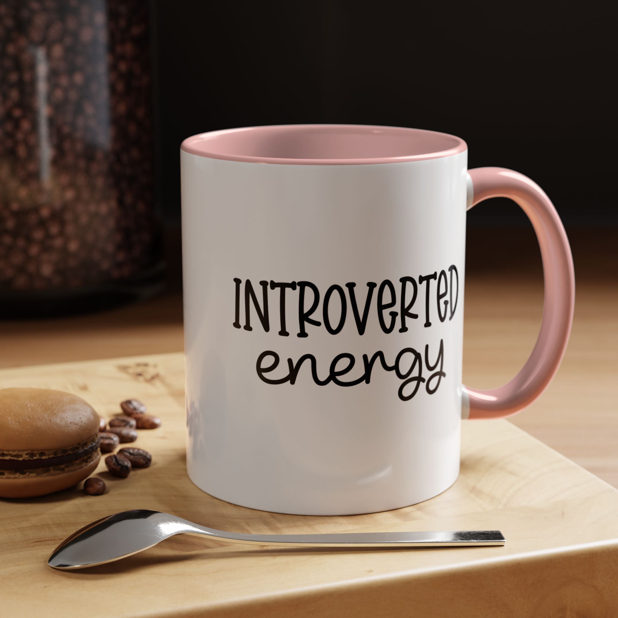 Introverted Energy | Funny Coffee Mug, Sarcastic Tea Cup, Unique Gift Idea