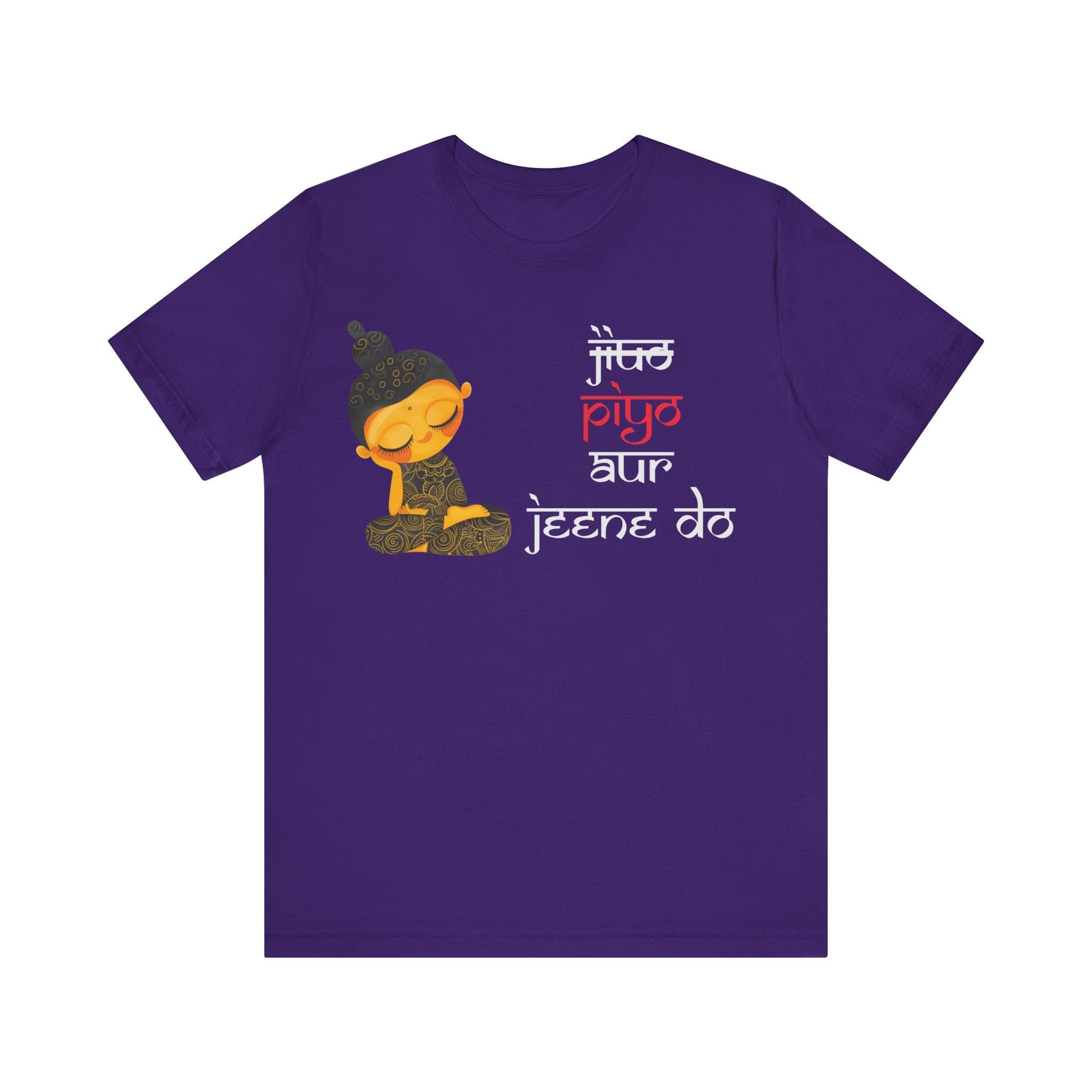 Jiyo Piyo Aur Peene Do, Desi Funny Tshirt, Indian pride, gift, Desi Swag, Pakistani shirt, humor T-shirt, Punny tee shirt Unisex Tee