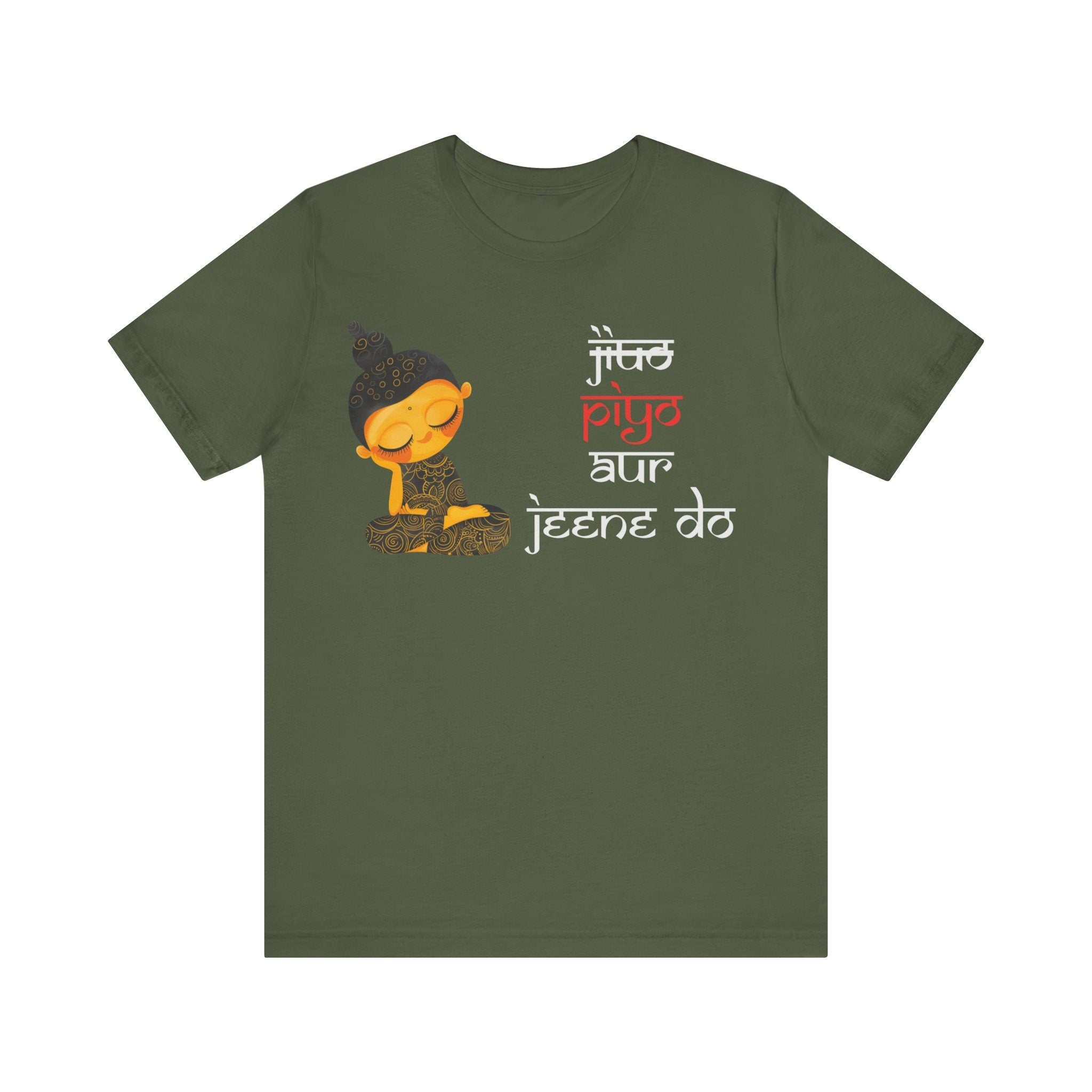 Jiyo Piyo Aur Peene Do, Desi Funny Tshirt, Indian pride, gift, Desi Swag, Pakistani shirt, humor T-shirt, Punny tee shirt Unisex Tee