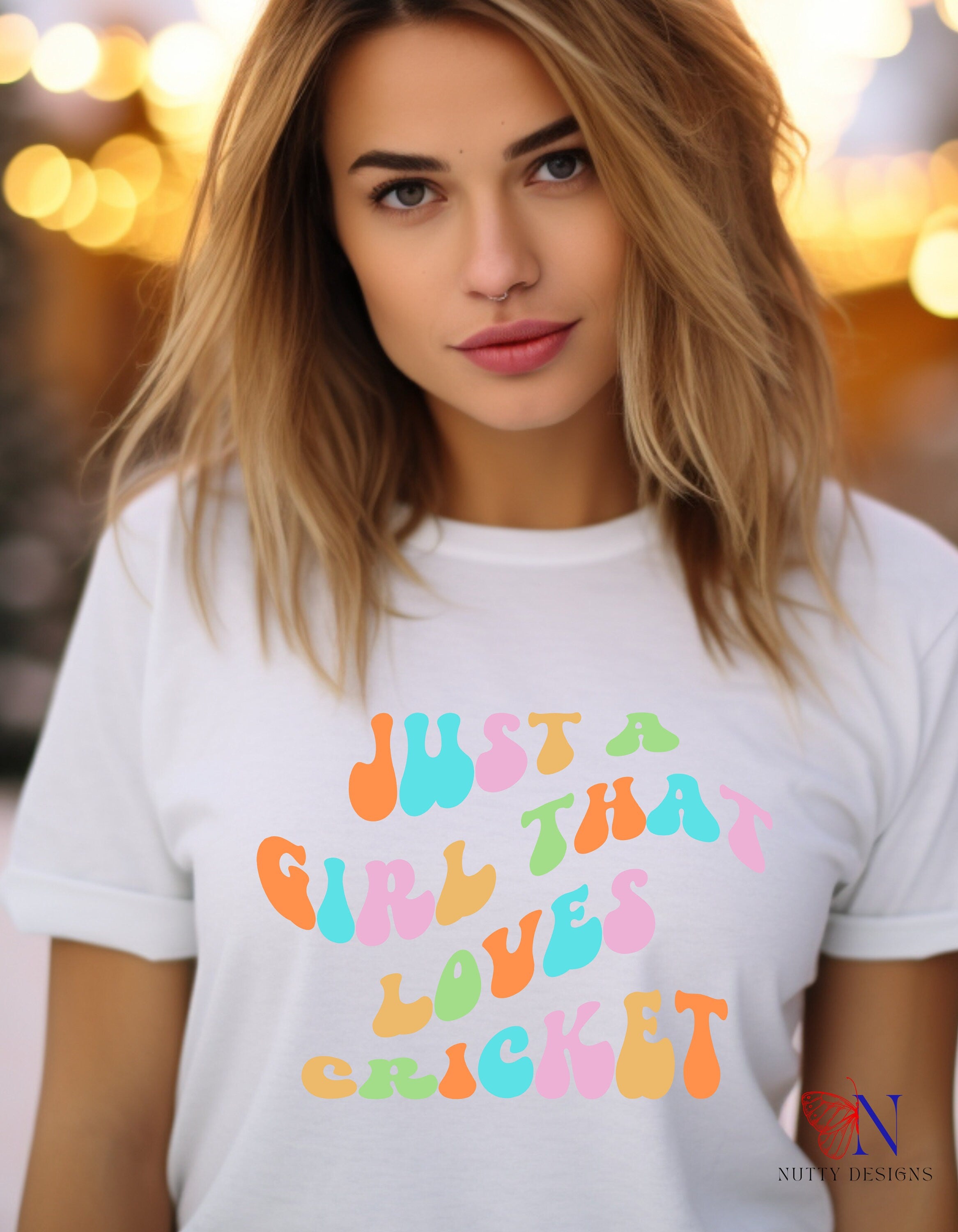 Just A Girl That Loves Cricket Lover Ipl T20 World Personalized Fun...