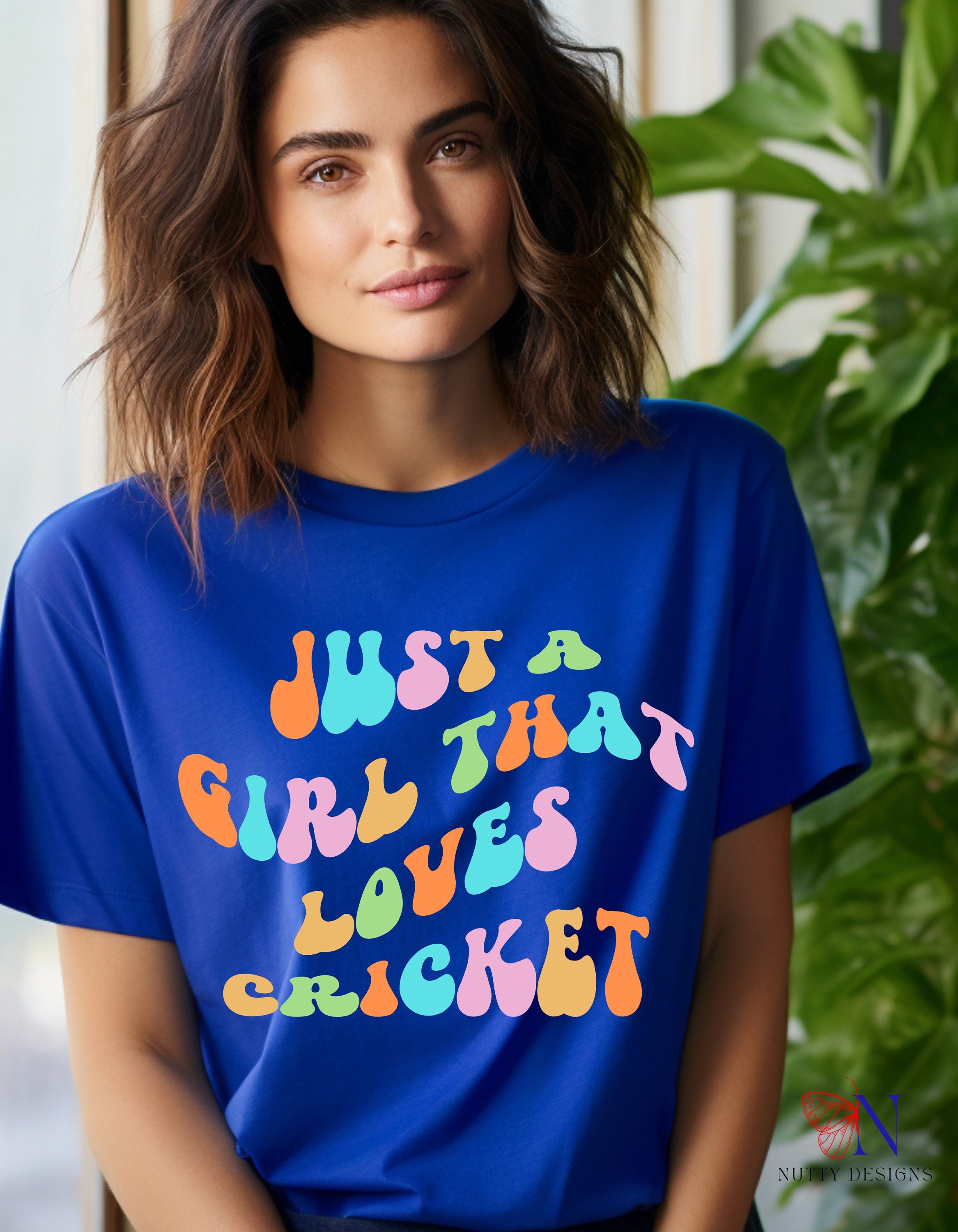 Just A Girl That Loves Cricket Lover Ipl T20 World Personalized Fun...