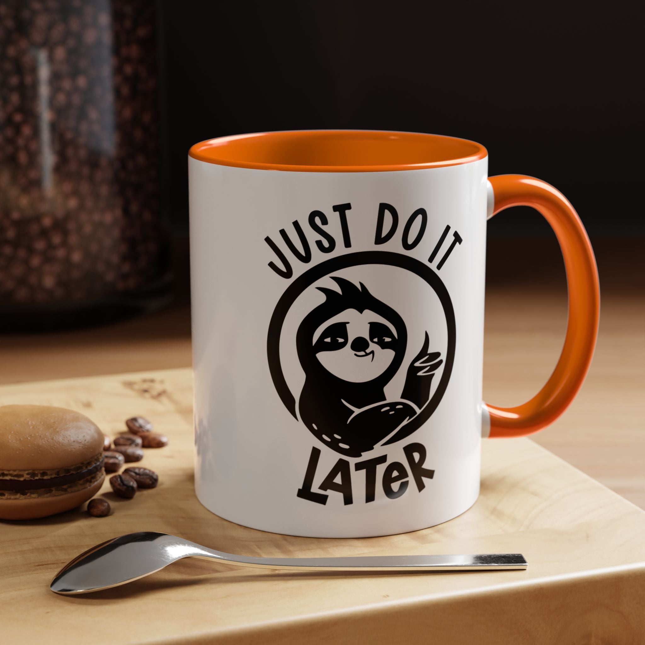 Just Do It Later | Funny Coffee Mug, Sarcastic Tea Cup, Unique Gift Idea