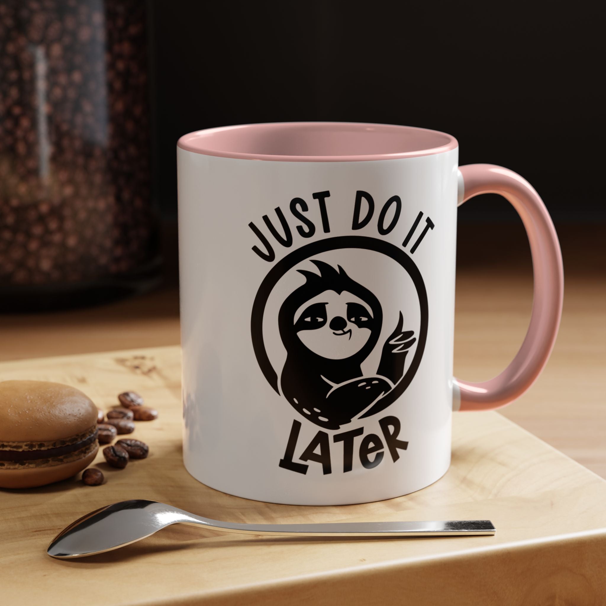 Just Do It Later | Funny Coffee Mug, Sarcastic Tea Cup, Unique Gift Idea