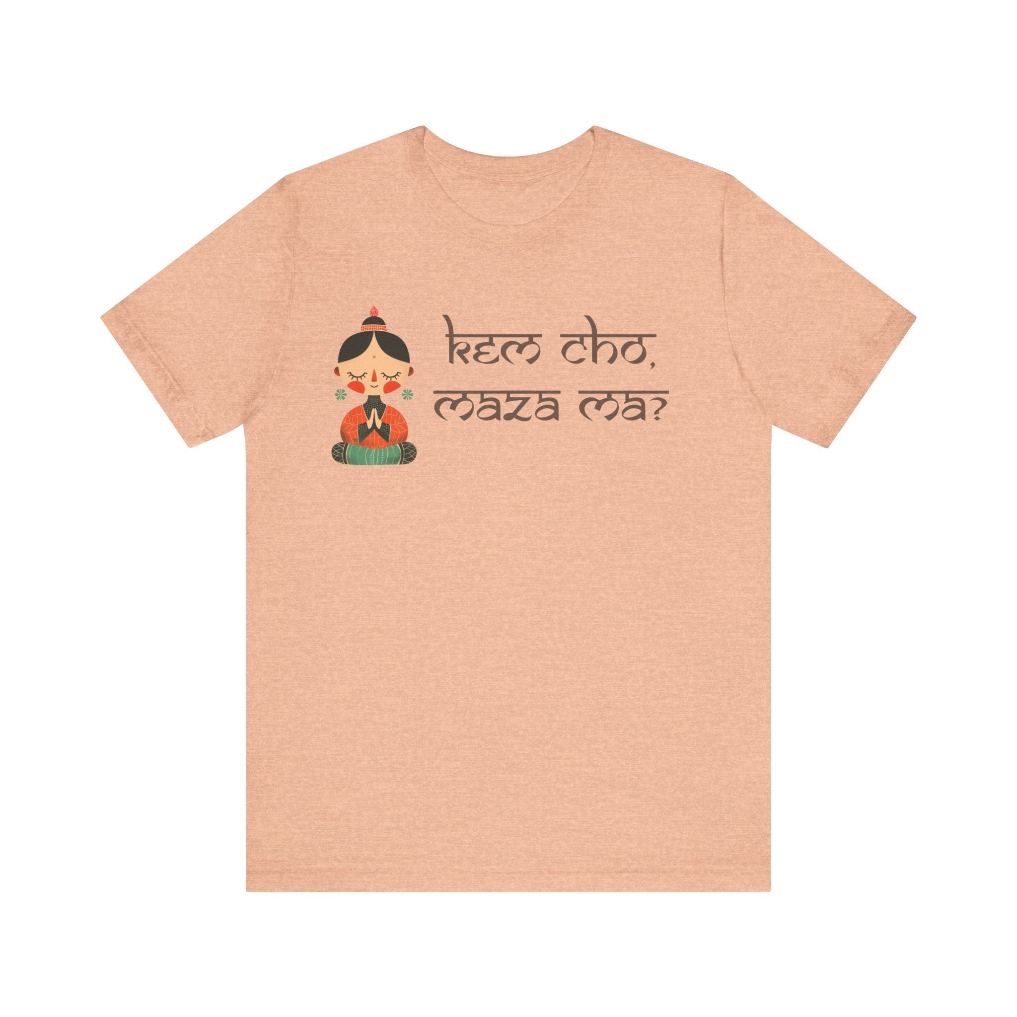 Kem Cho, Maza Ma? Funny Indian pride slogan gift Desi Swag Pakistani tshirt brown humor T-shirt Punny tee shirt Unisex  Tee