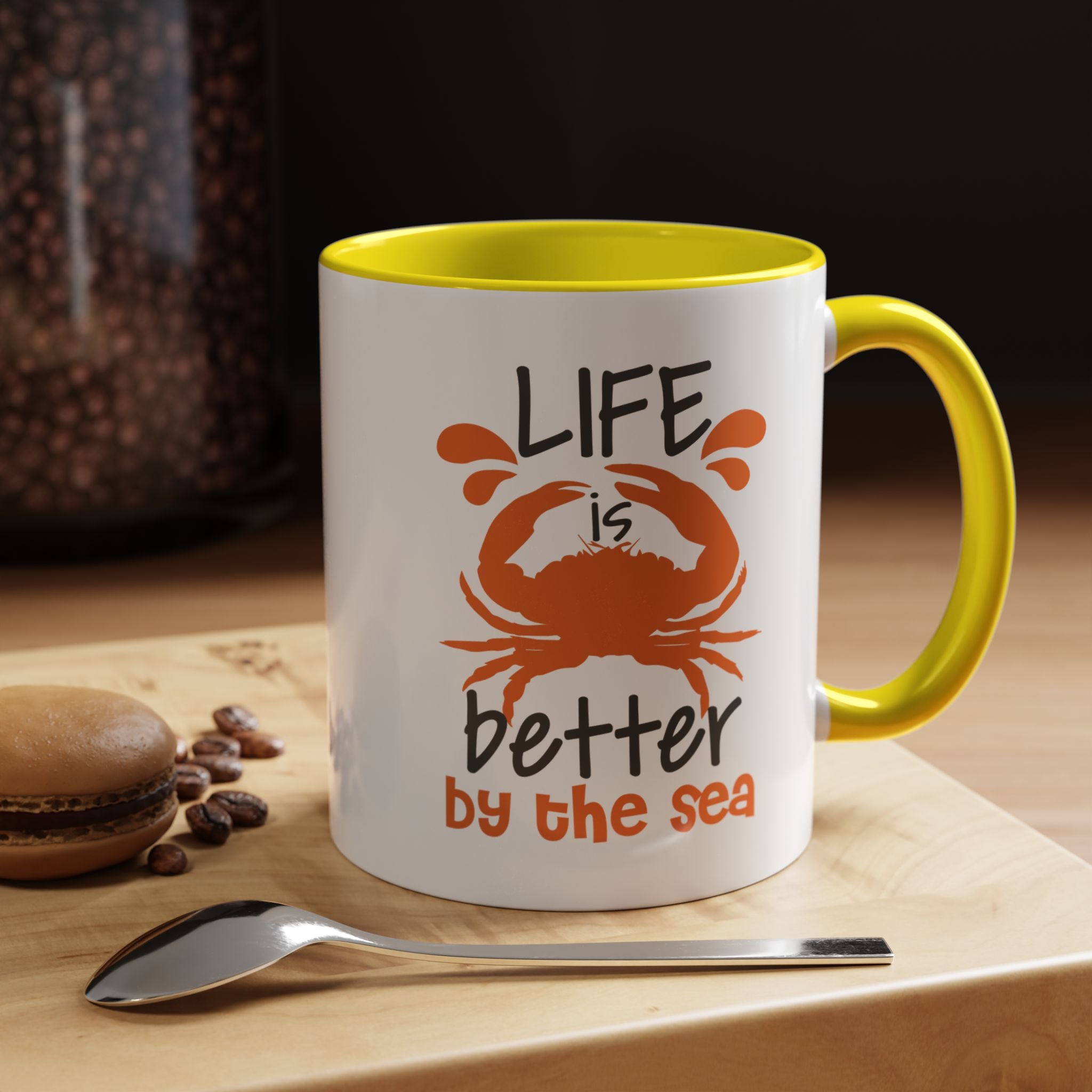 Life is Better by the Sea | Funny Coffee Mug, Sarcastic Tea Cup, Unique Gift Idea
