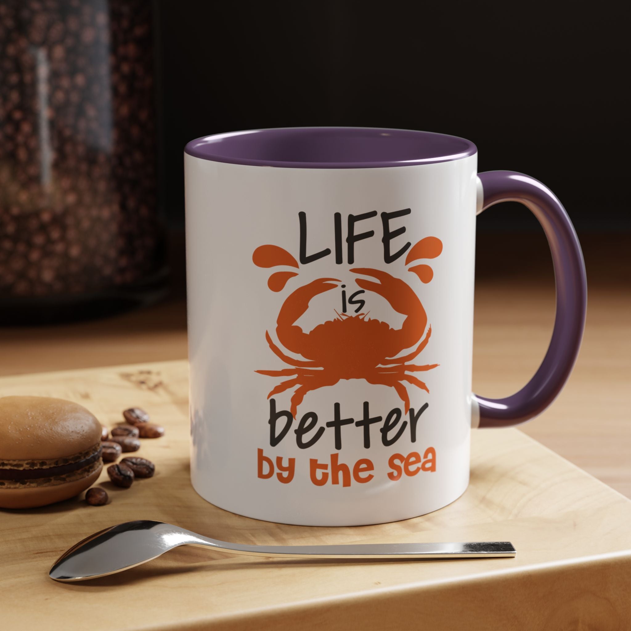 Life is Better by the Sea | Funny Coffee Mug, Sarcastic Tea Cup, Unique Gift Idea