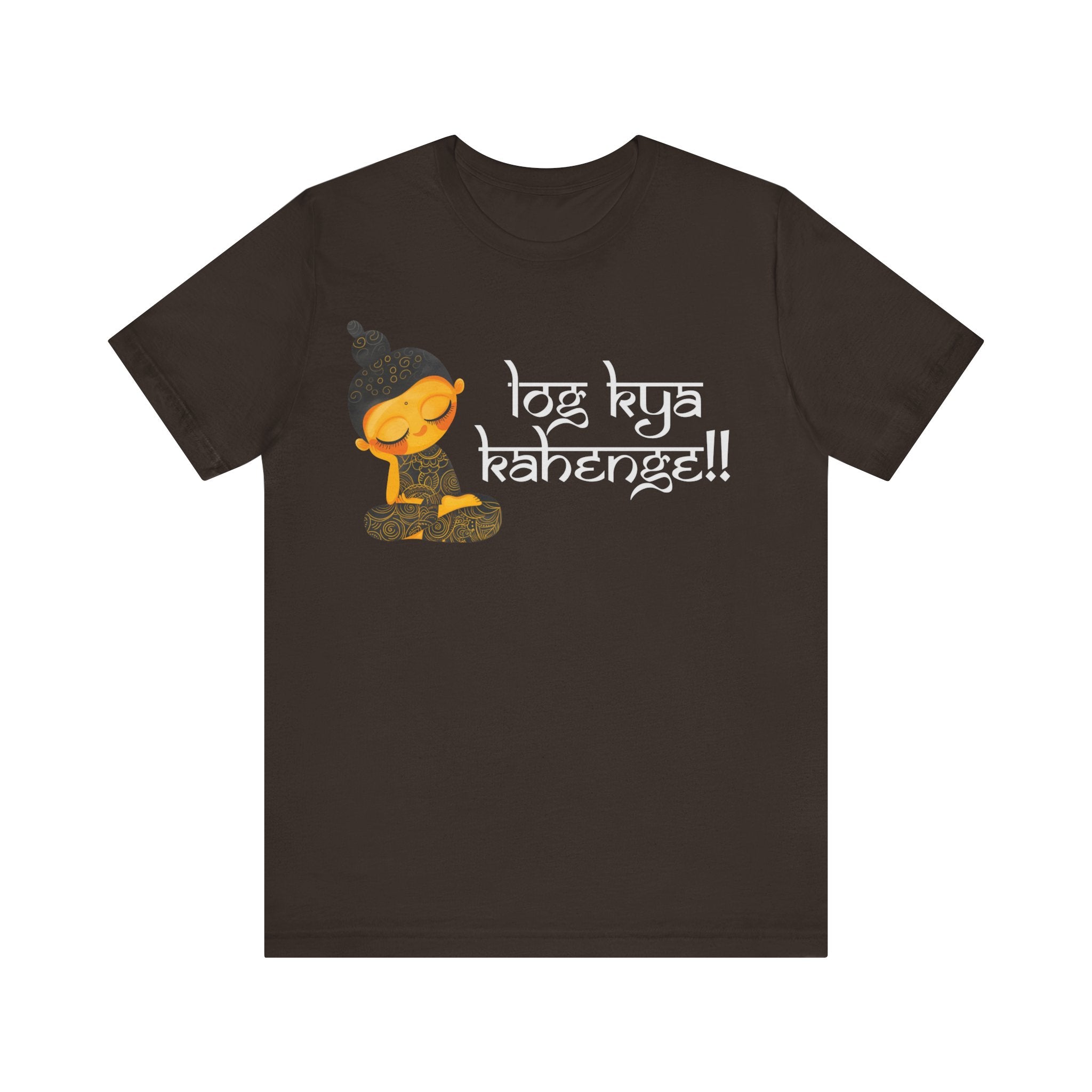 Log Kya Kehenge Desi Funny Tshirt/T-shirt Unisex Jersey  Tee