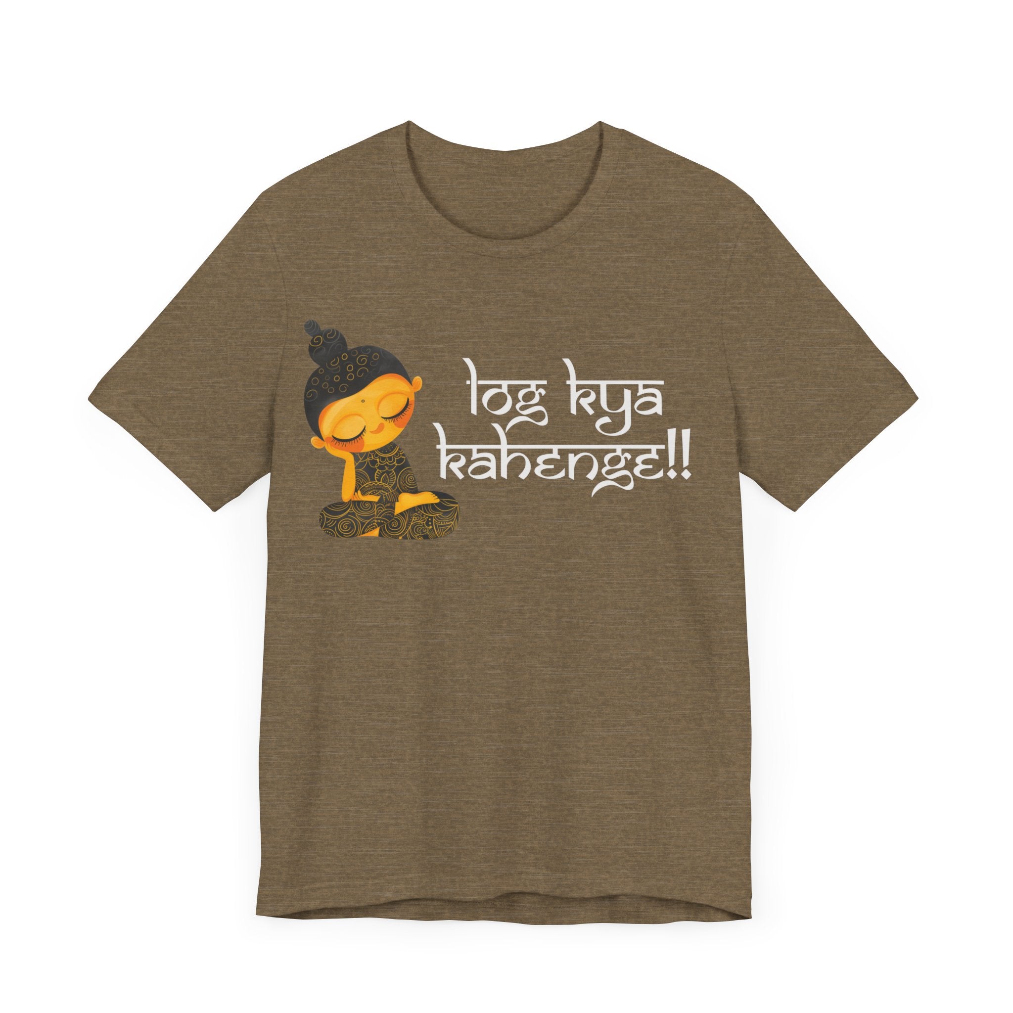 Log Kya Kehenge Desi Funny Tshirt/T-shirt Unisex Jersey  Tee