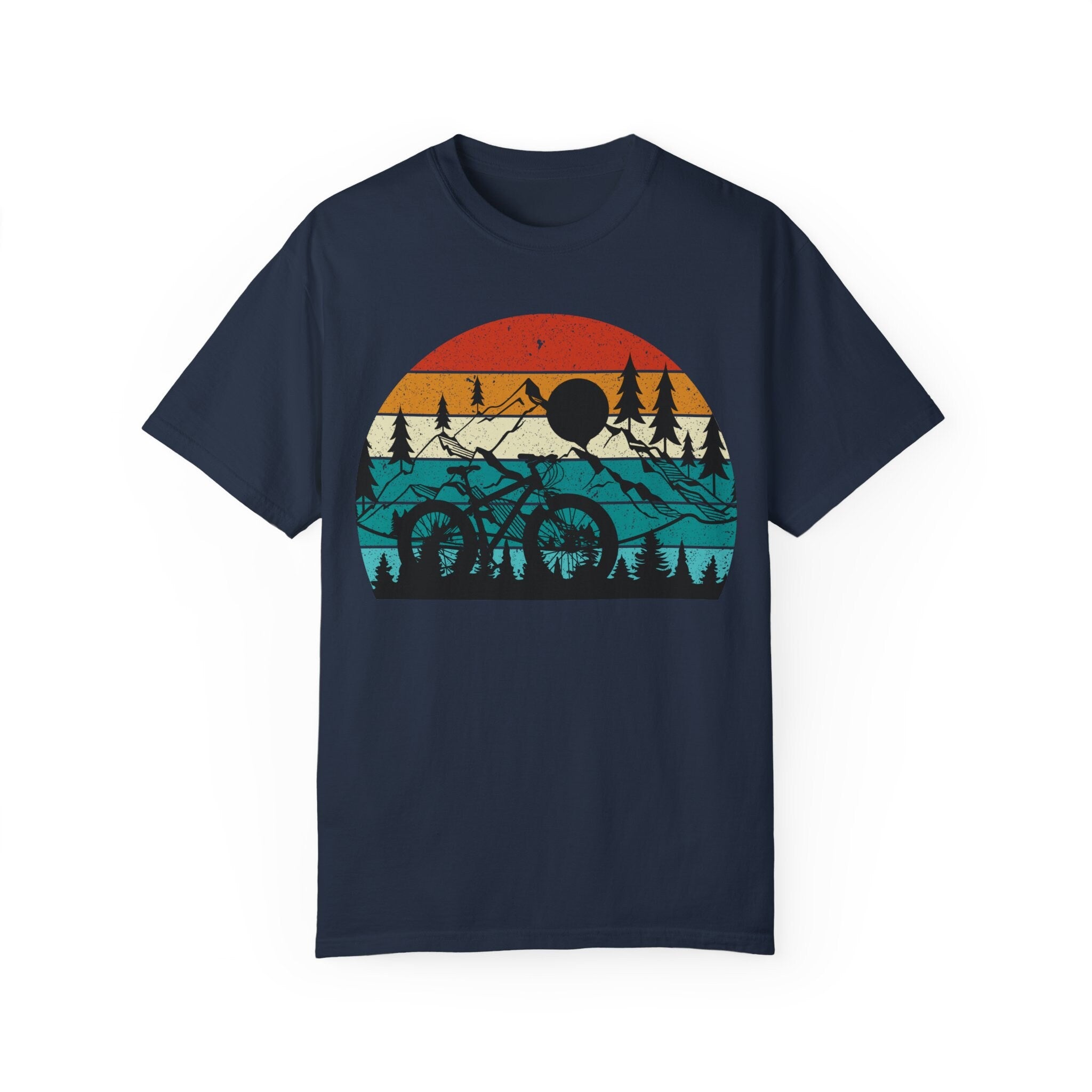 Mountain Biking Retro Cyclist Shirts Bikers Mountain Biker Bike Lov...