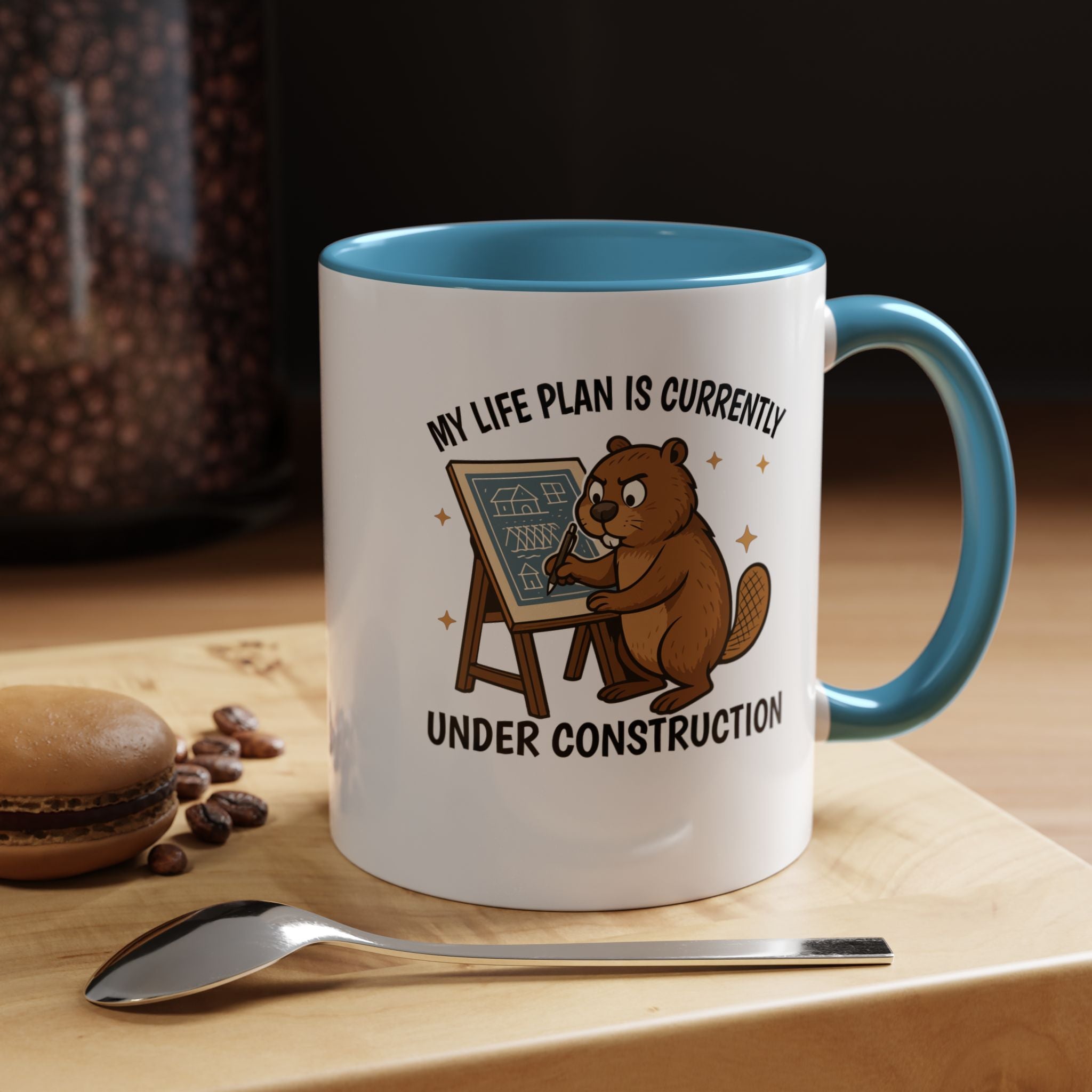 My Life Plan is Under Construction | Funny Coffee Mug, Sarcastic Tea Cup, Unique Gift Idea