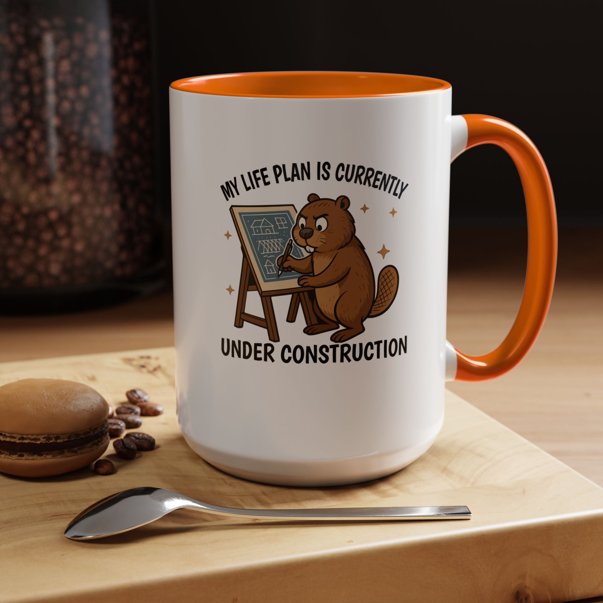 My Life Plan is Under Construction | Funny Coffee Mug, Sarcastic Tea Cup, Unique Gift Idea