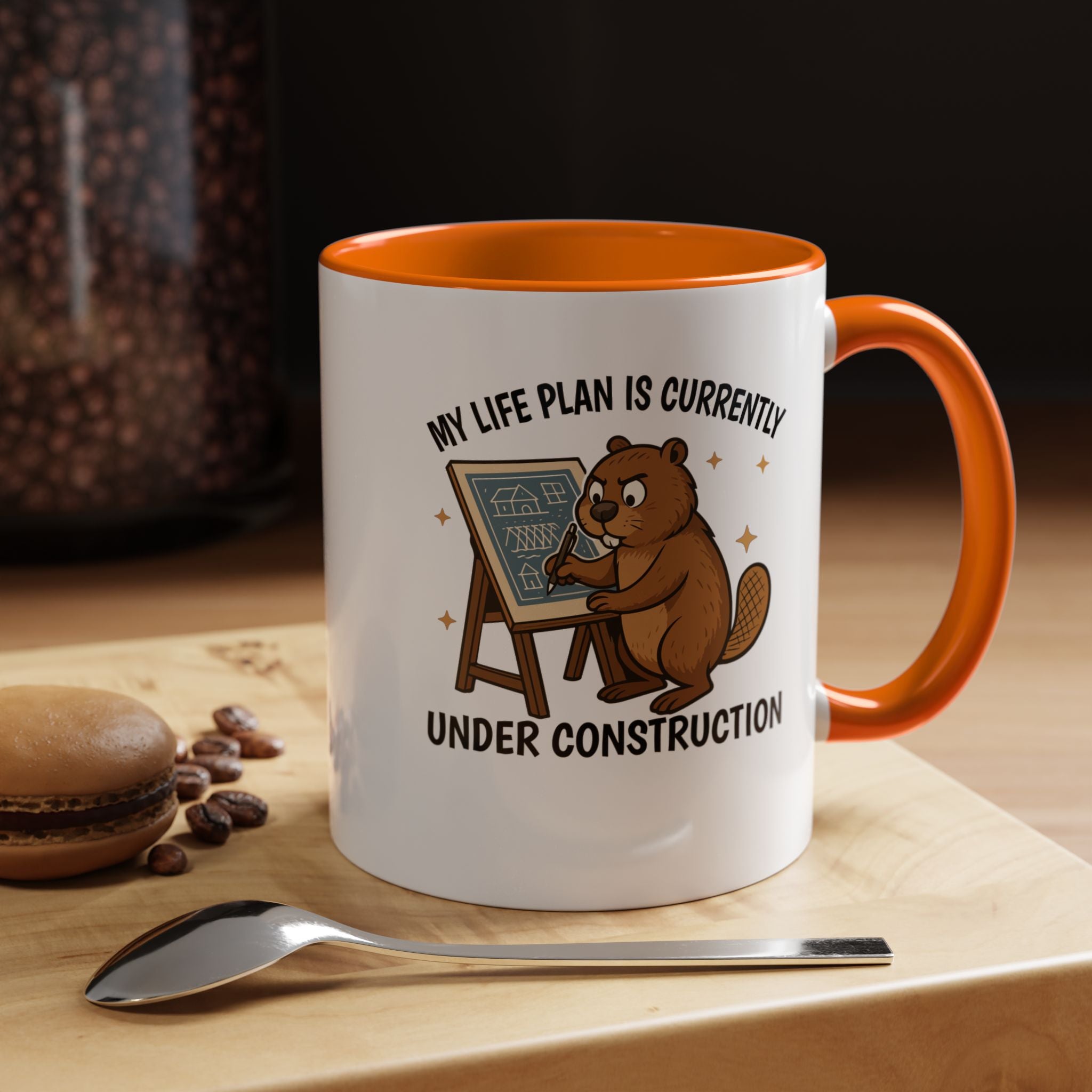 My Life Plan is Under Construction | Funny Coffee Mug, Sarcastic Tea Cup, Unique Gift Idea