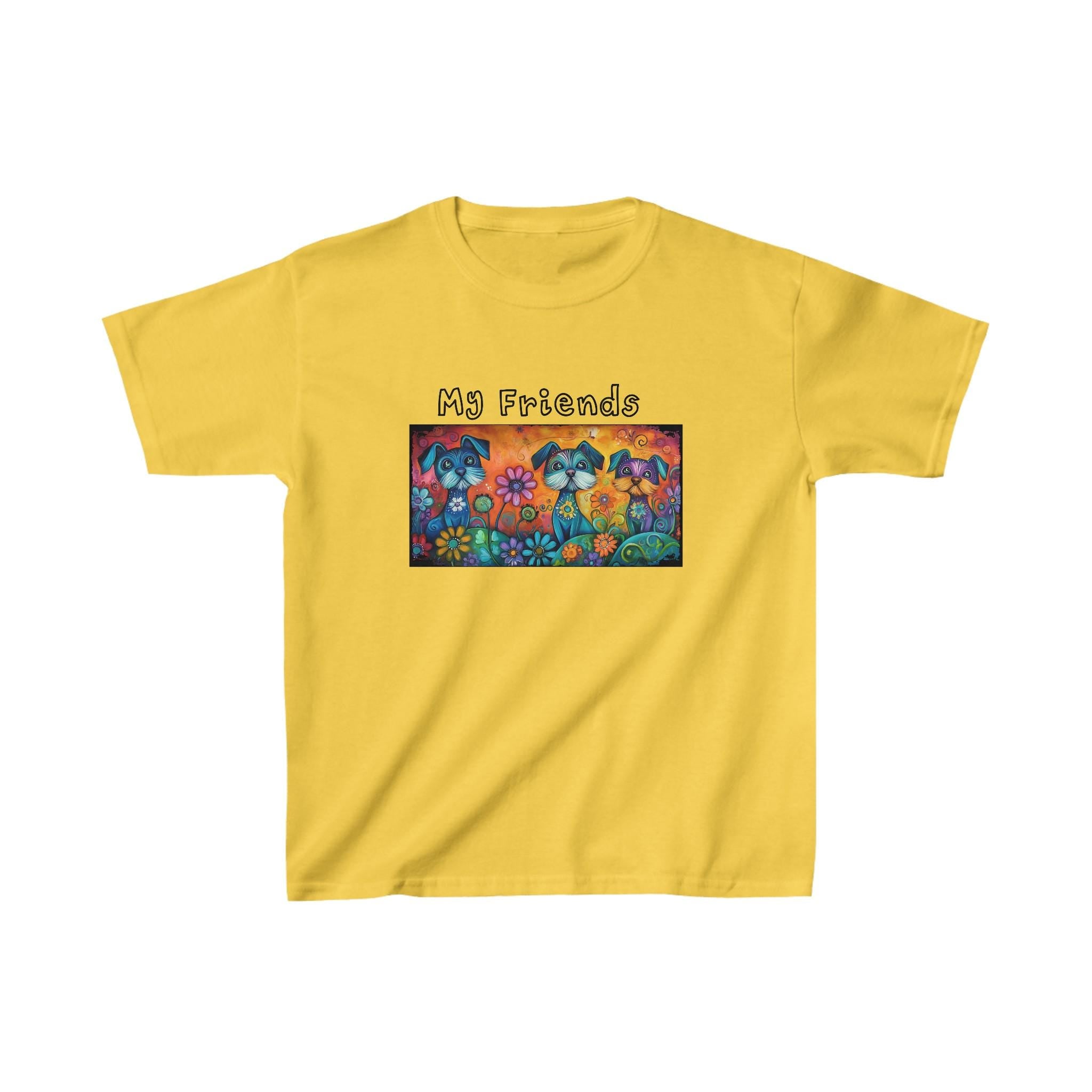 My Magical Dog Friends Animal Lover Graphic Whimsical Birthday Boy...