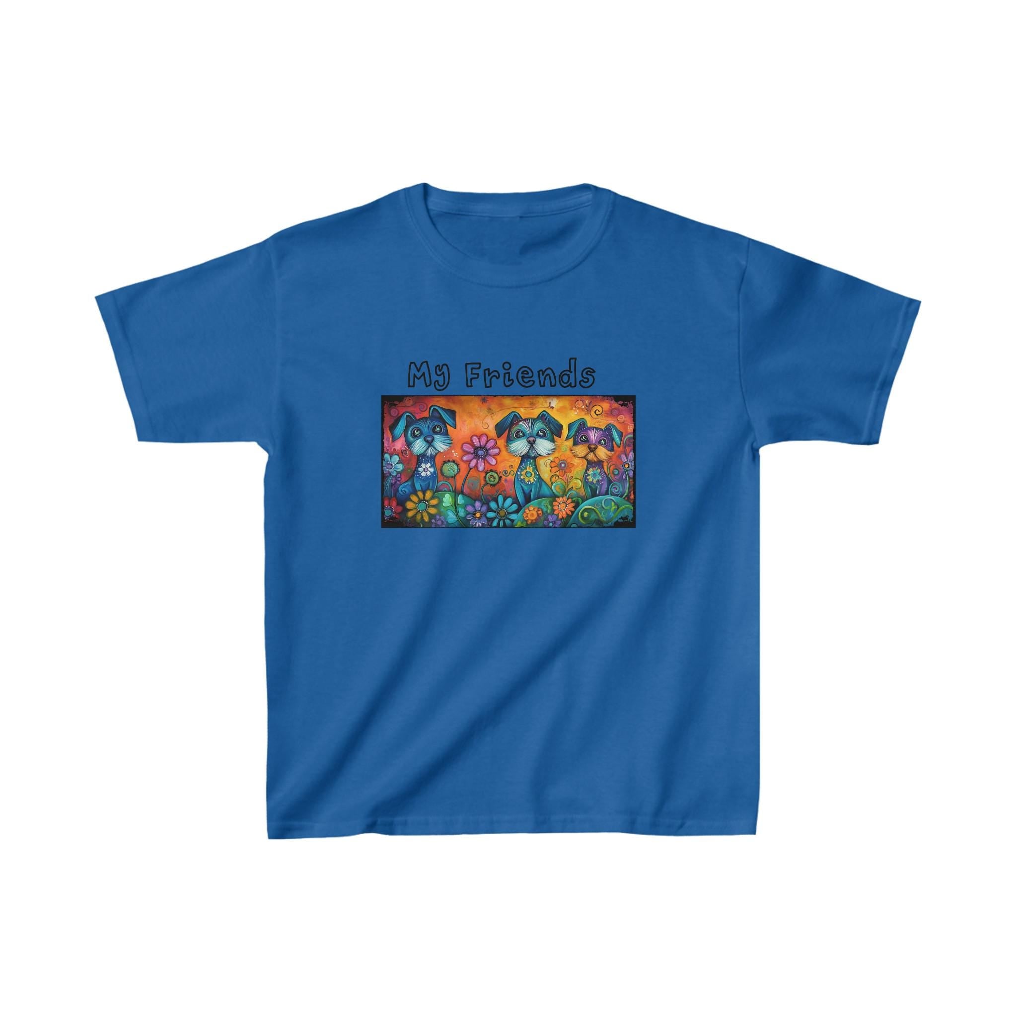 My Magical Dog Friends Animal Lover Graphic Whimsical Birthday Boy...