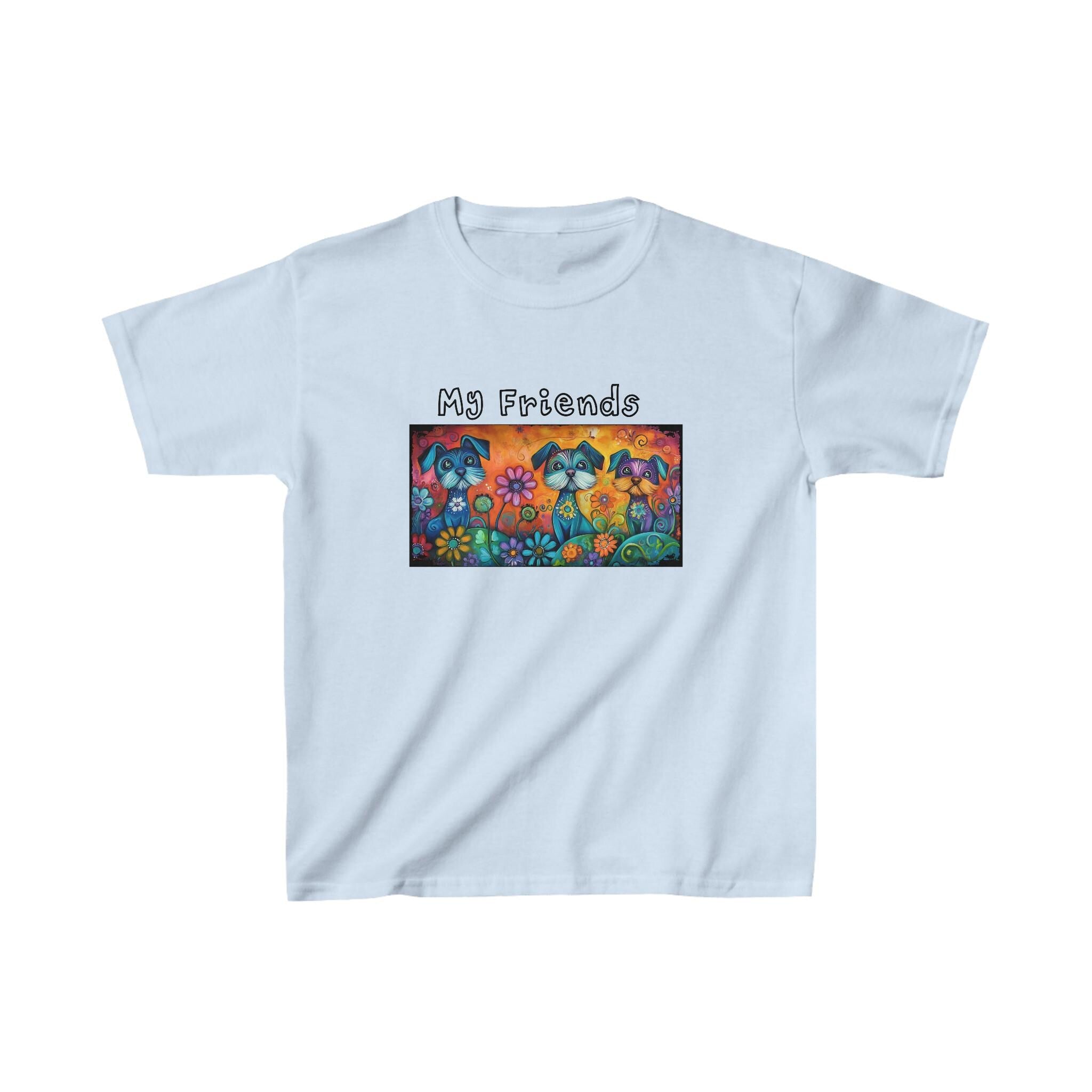 My Magical Dog Friends Animal Lover Graphic Whimsical Birthday Boy...