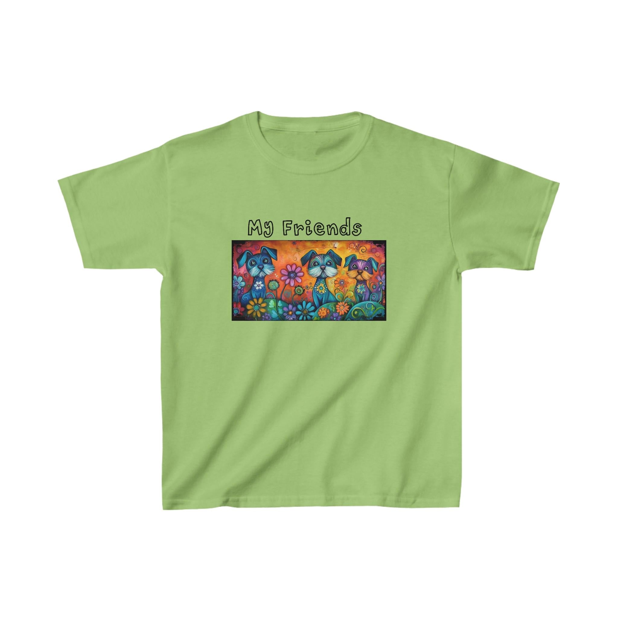 My Magical Dog Friends Animal Lover Graphic Whimsical Birthday Boy...