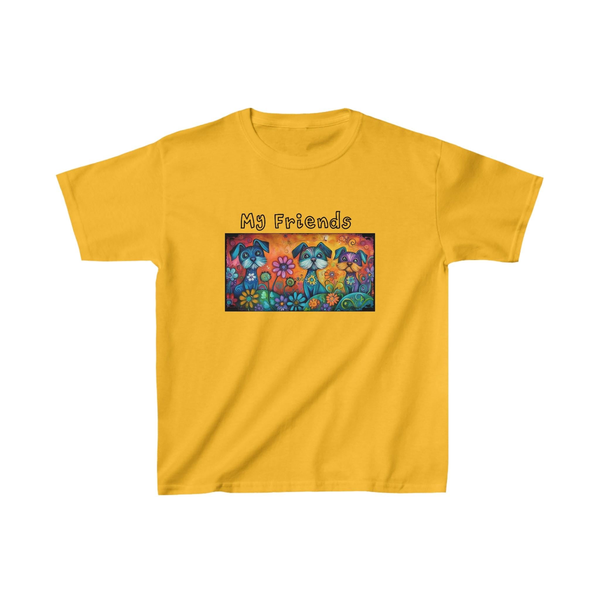 My Magical Dog Friends Animal Lover Graphic Whimsical Birthday Boy...