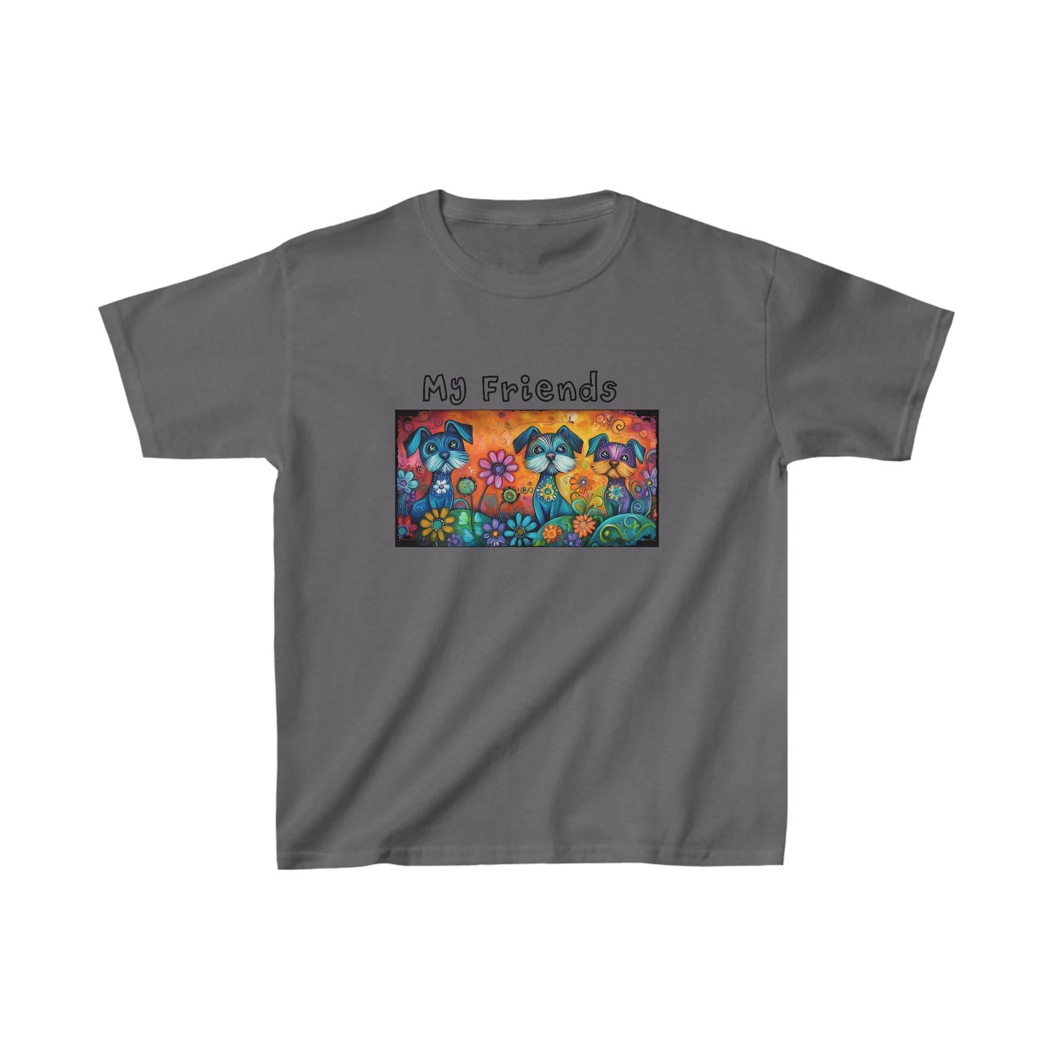 My Magical Dog Friends Animal Lover Graphic Whimsical Birthday Boy...