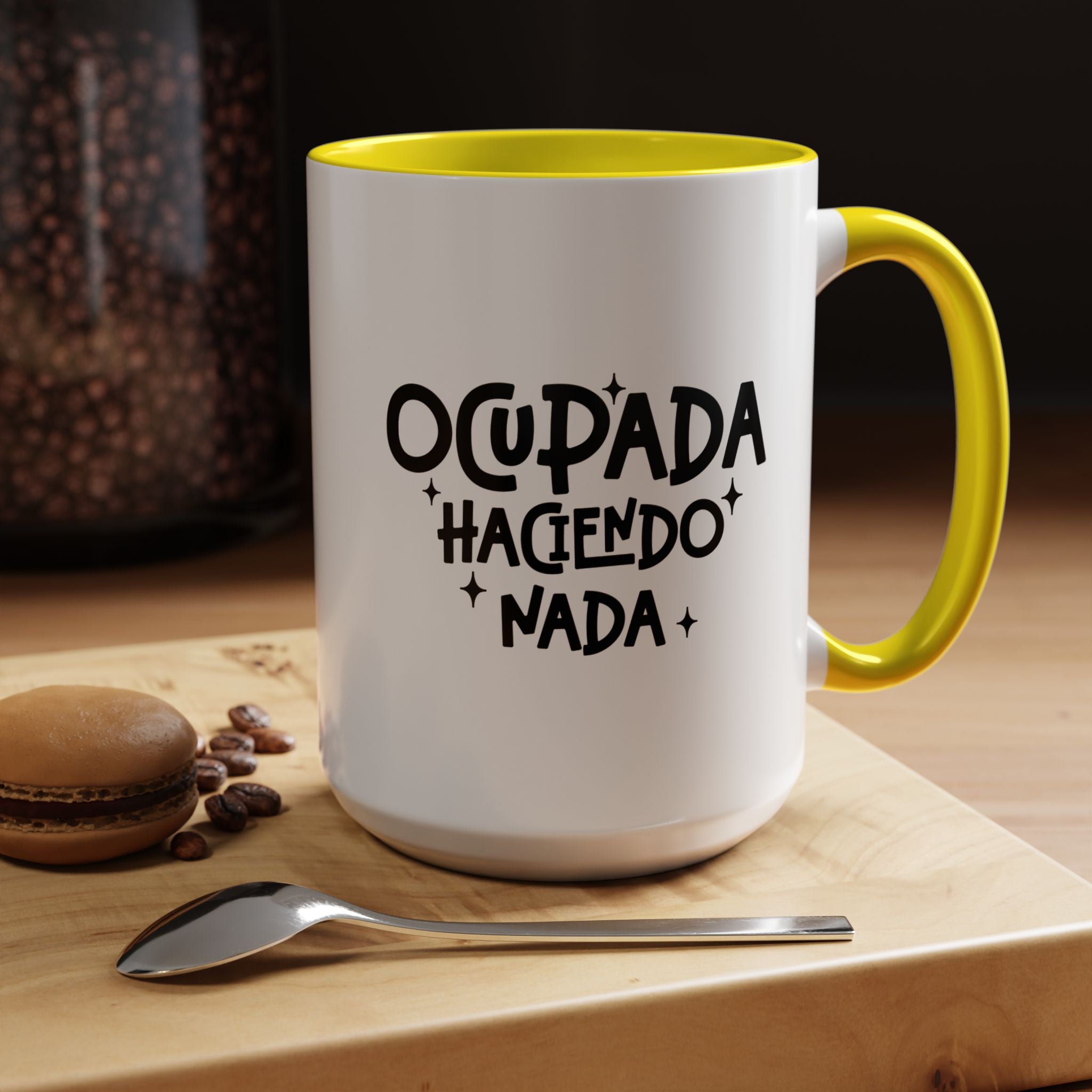 Ocupada Haciendo Nada | Funny Coffee Mug, Sarcastic Tea Cup, Unique Gift Idea