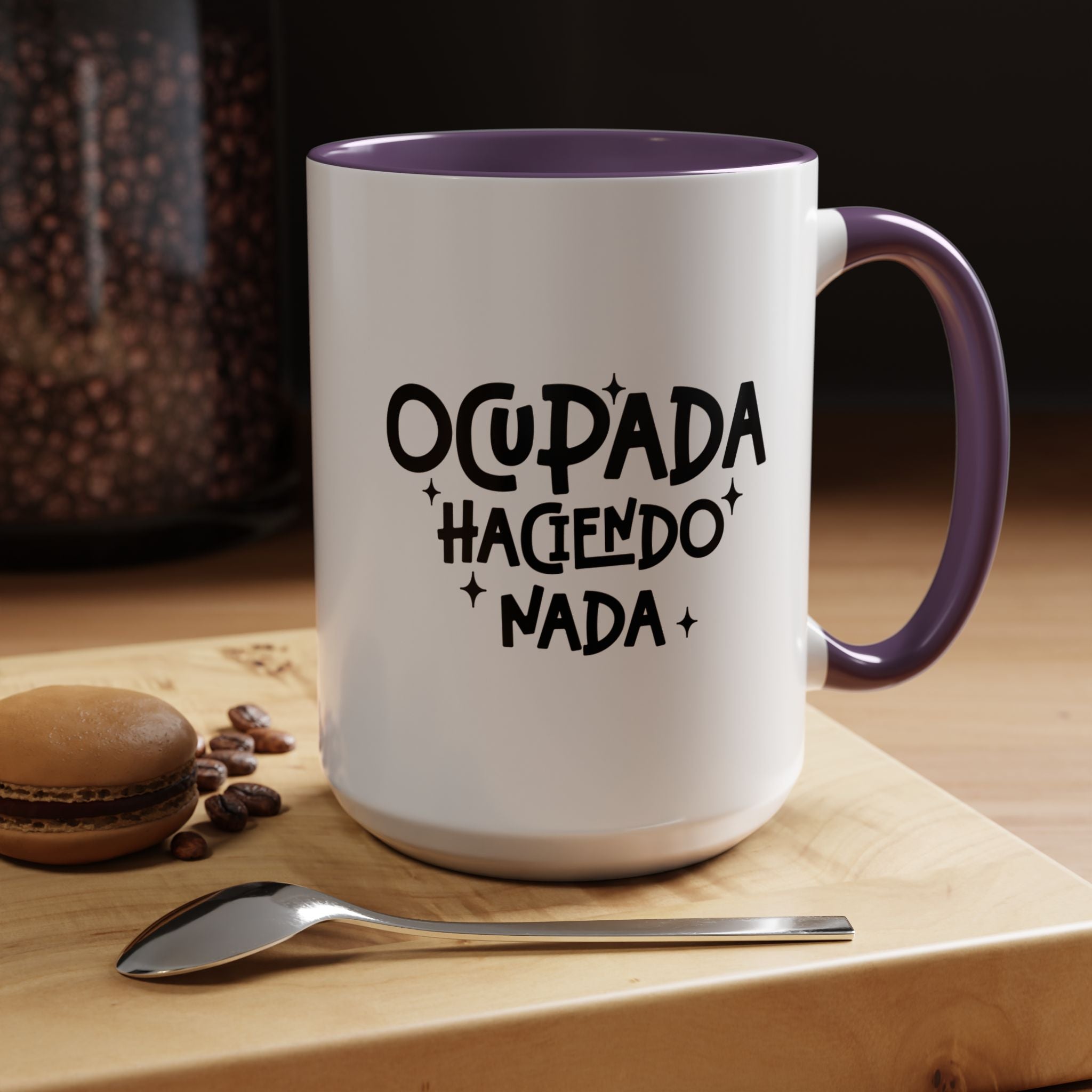 Ocupada Haciendo Nada | Funny Coffee Mug, Sarcastic Tea Cup, Unique Gift Idea