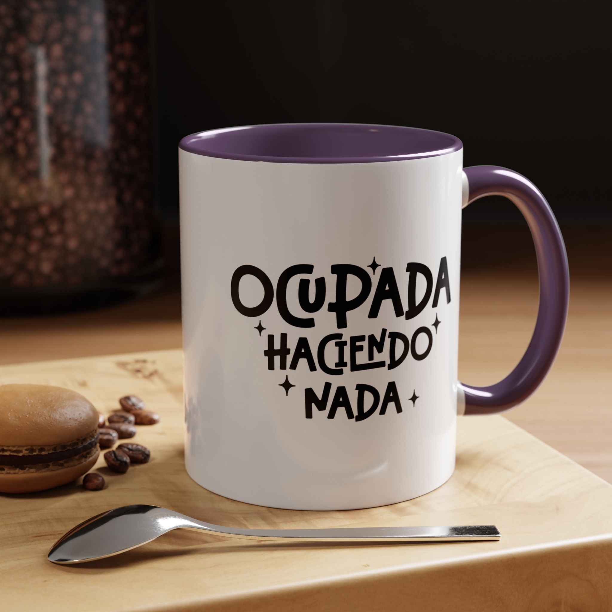 Ocupada Haciendo Nada | Funny Coffee Mug, Sarcastic Tea Cup, Unique Gift Idea