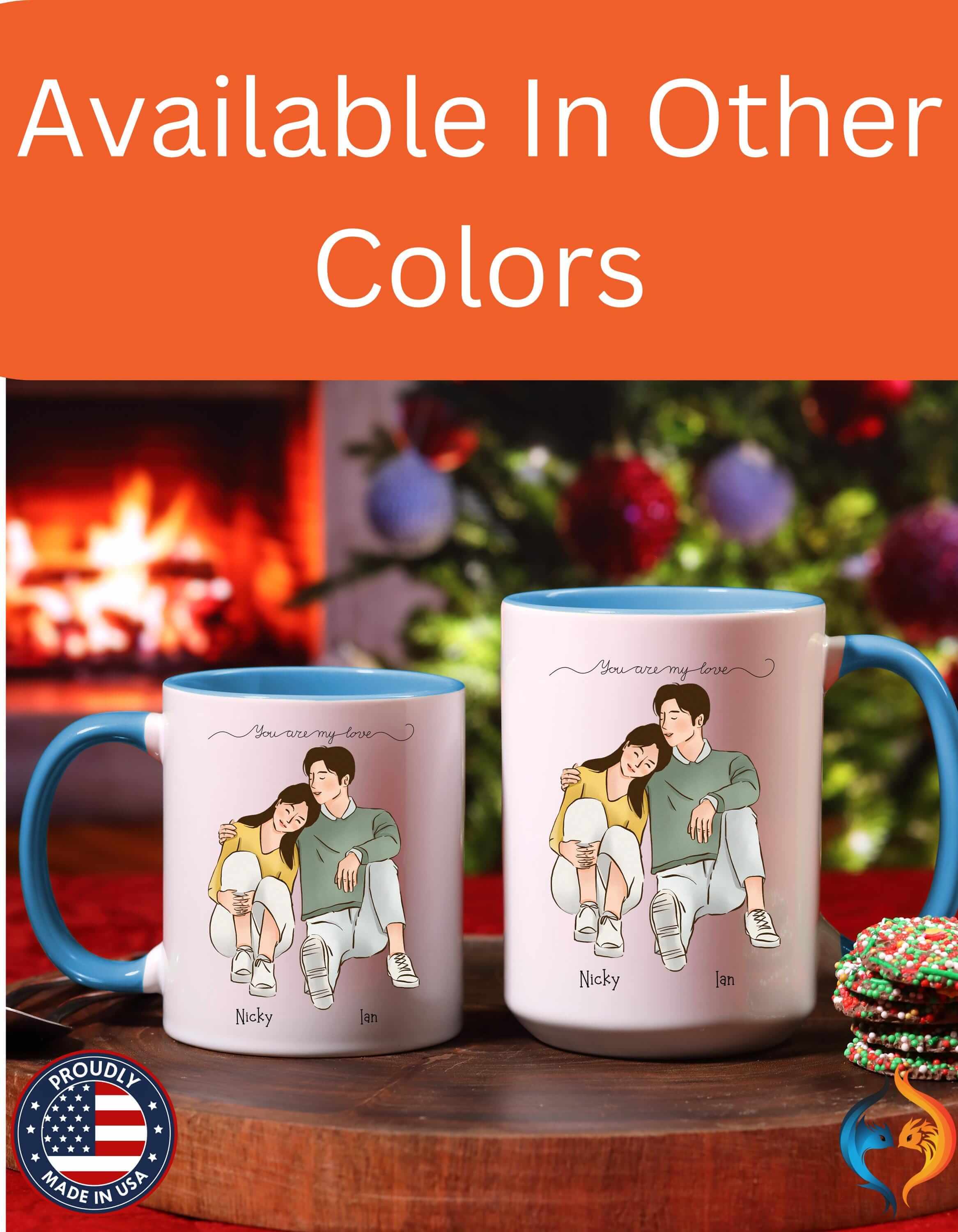 You Are My Love 15Oz Couples Personalized Valentine's Mug