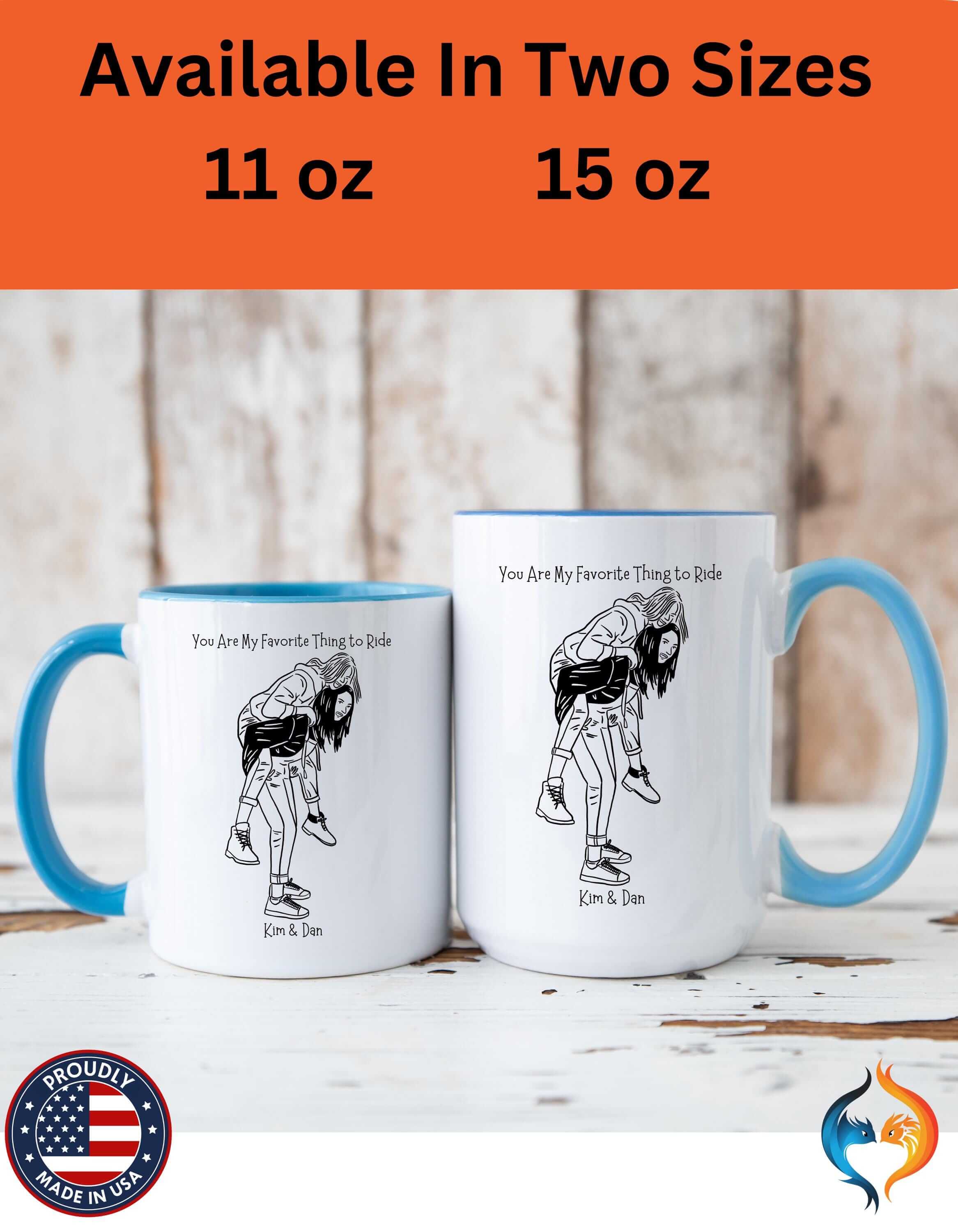 Dirty You Are My Favorite Thing To Ride 15Oz Couples Personalized F...
