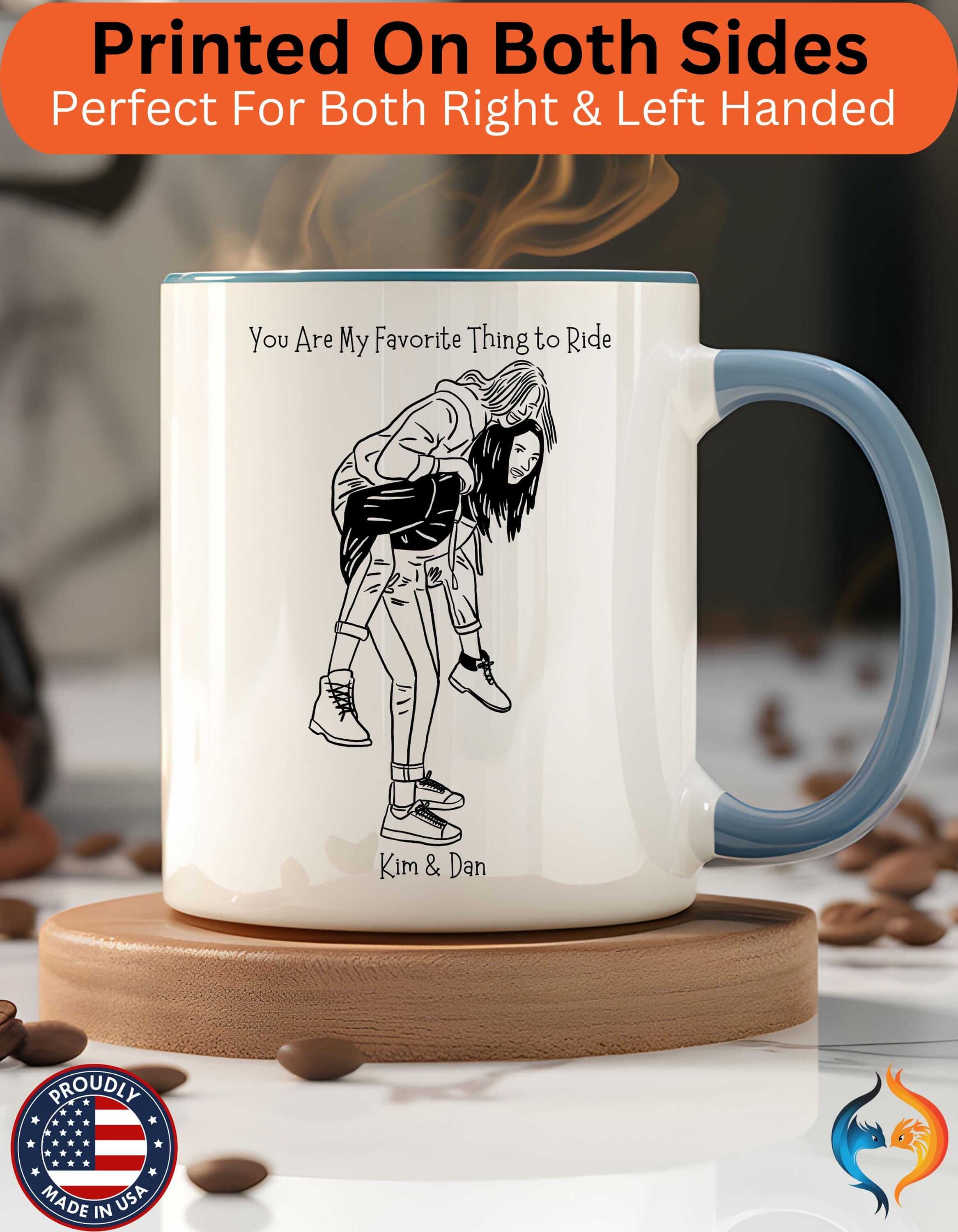 Dirty You Are My Favorite Thing To Ride 15Oz Couples Personalized F...