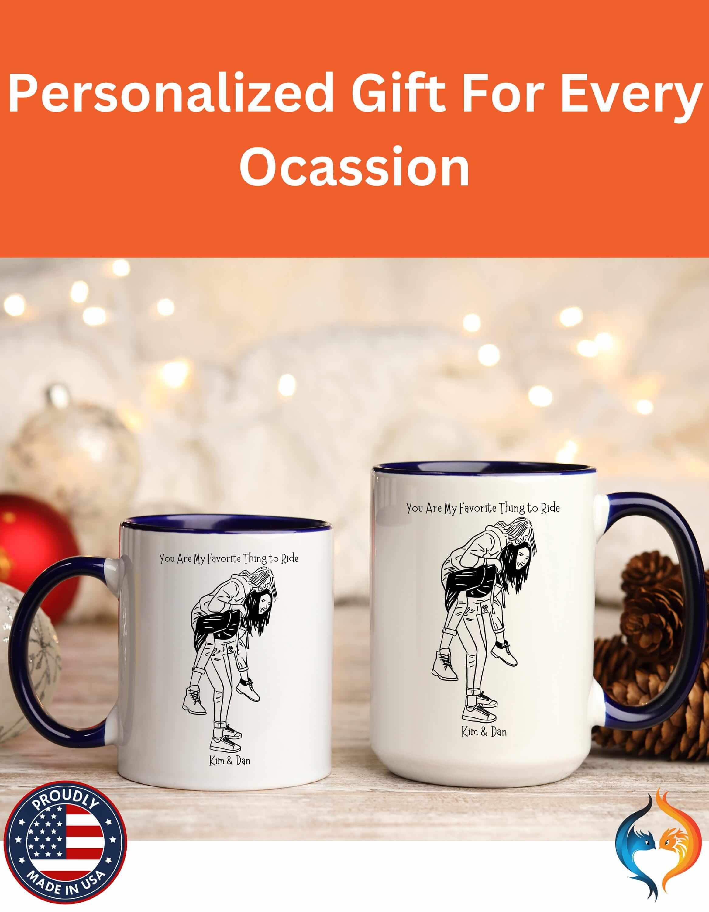 Dirty You Are My Favorite Thing To Ride 15Oz Couples Personalized F...