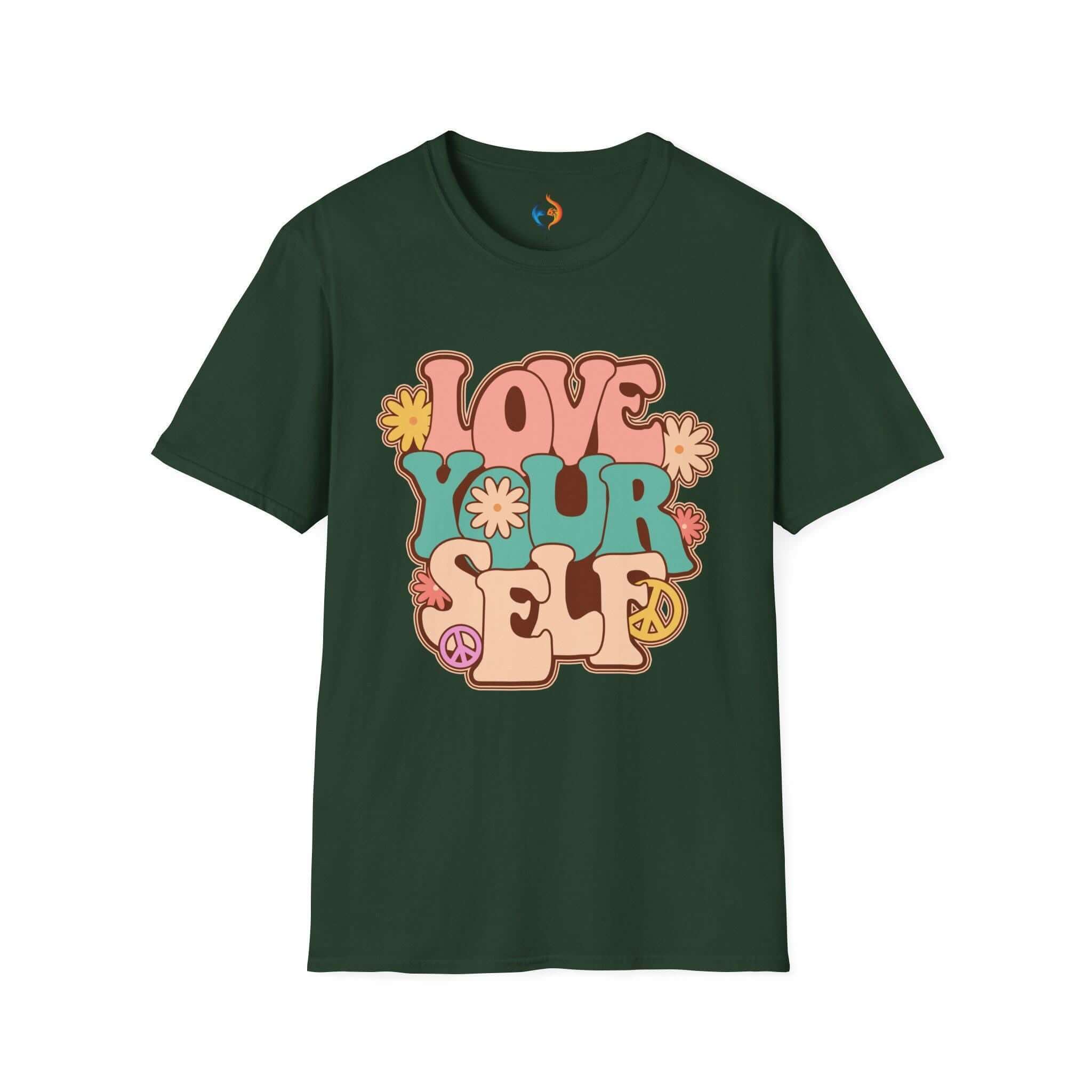 Positive Vibes Retro Love Yourself Vintage Inspired Self Love Posit...