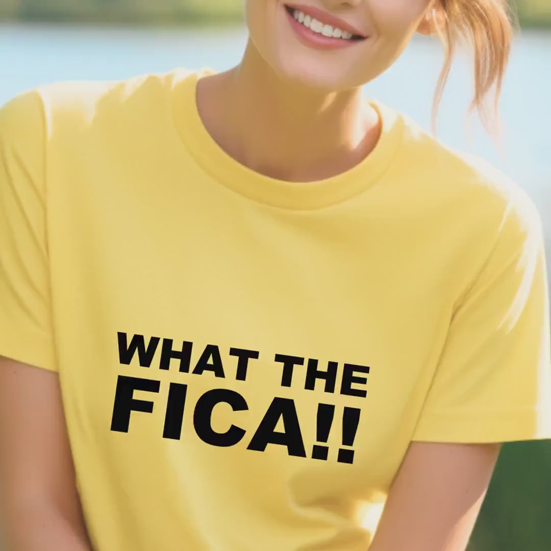 Load video: What The FICA, Funny Accounting, CPA, Tax Preparer, Entrepreneur, Small Business Owner, Tax Planner Consultant Gift T-Shirt