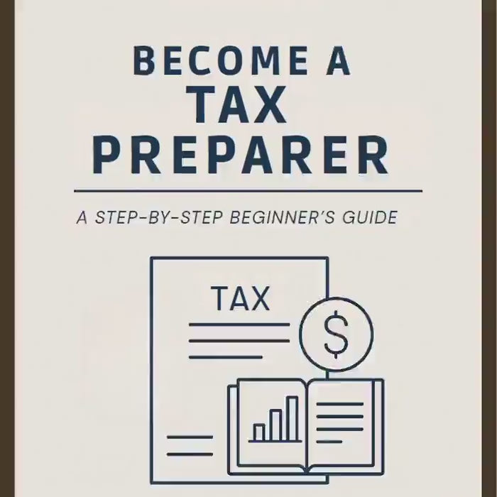 Load video: Tax Side Hustle - Become a Certified Preparer (PDF Guide) - Includes Getting PTIN, Clients
