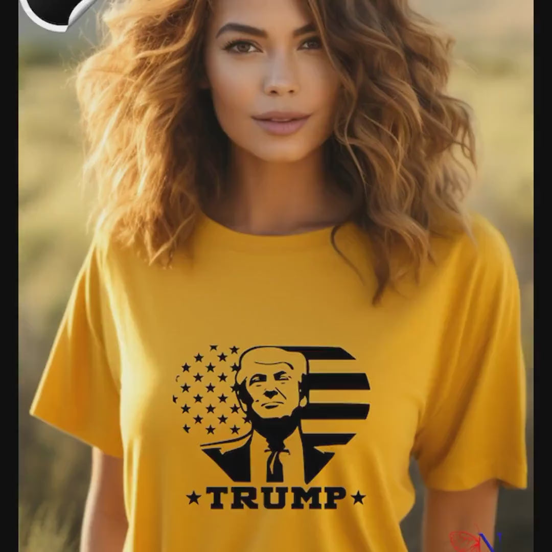 Load video: Trump 2024, Trump supporter Election, Republican Shirt, President 2024 unisex Shirt