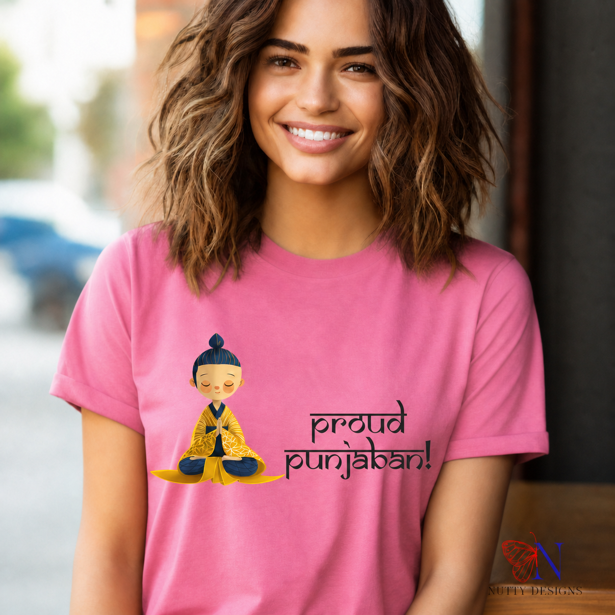 Proud Punjaban T-Shirt – Desi Punjabi Graphic Tee — product view 1
