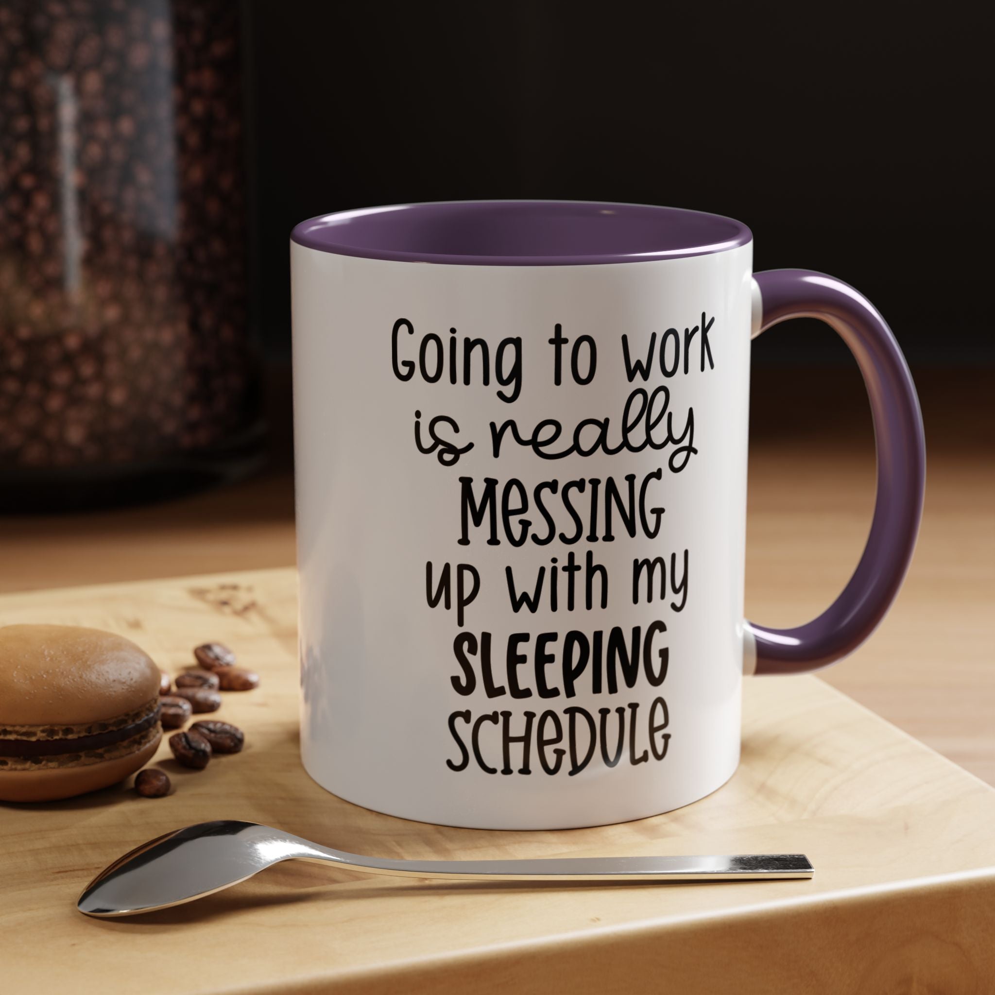 Sleeping Schedule | Funny Coffee Mug, Sarcastic Tea Cup, Unique Gift Idea