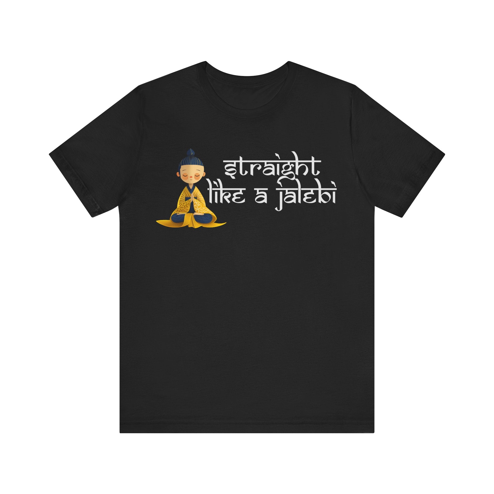 Straight Like A Jalebi Desi Jersey Personalized Funny T-Shirt