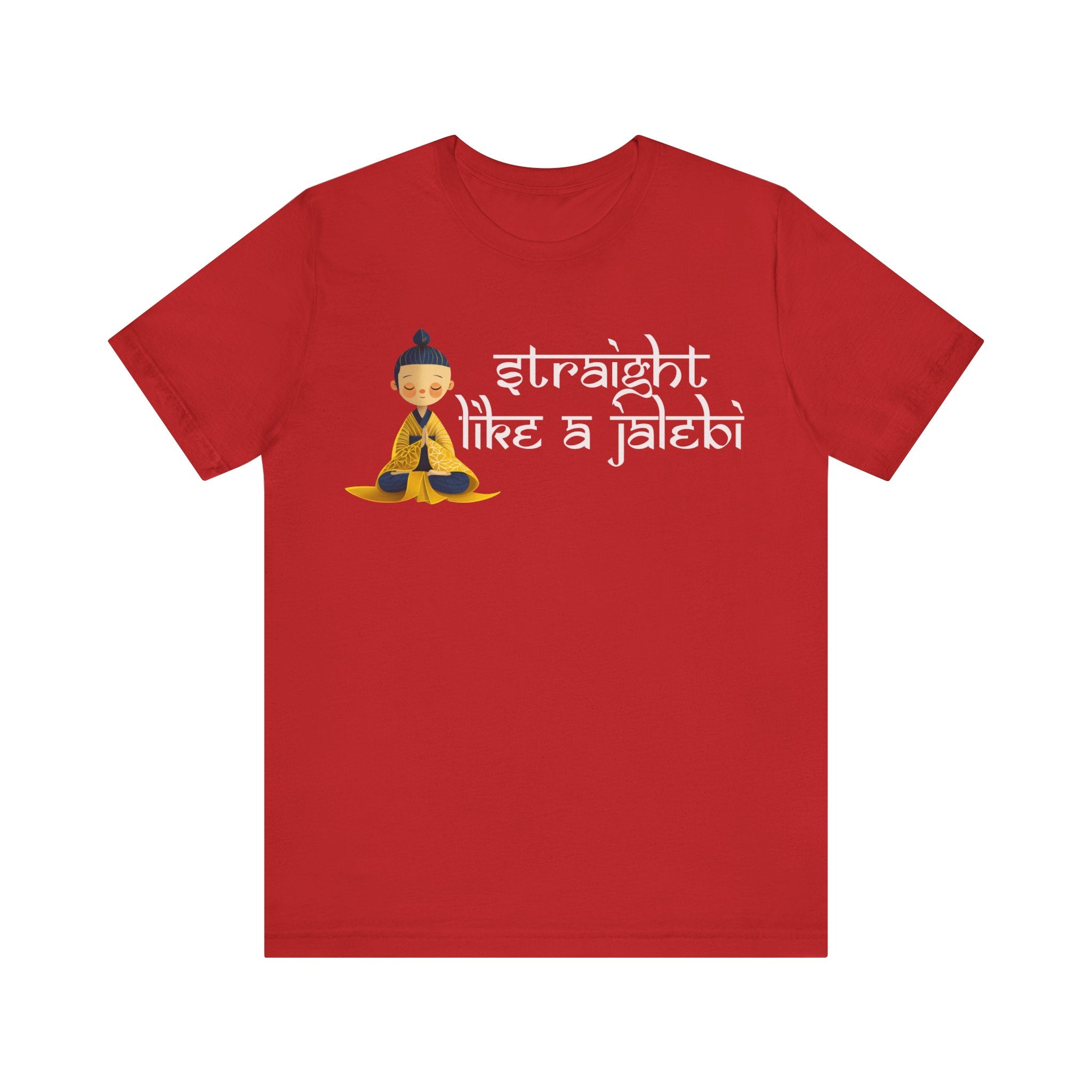 Straight Like A Jalebi Desi Jersey Personalized Funny T-Shirt