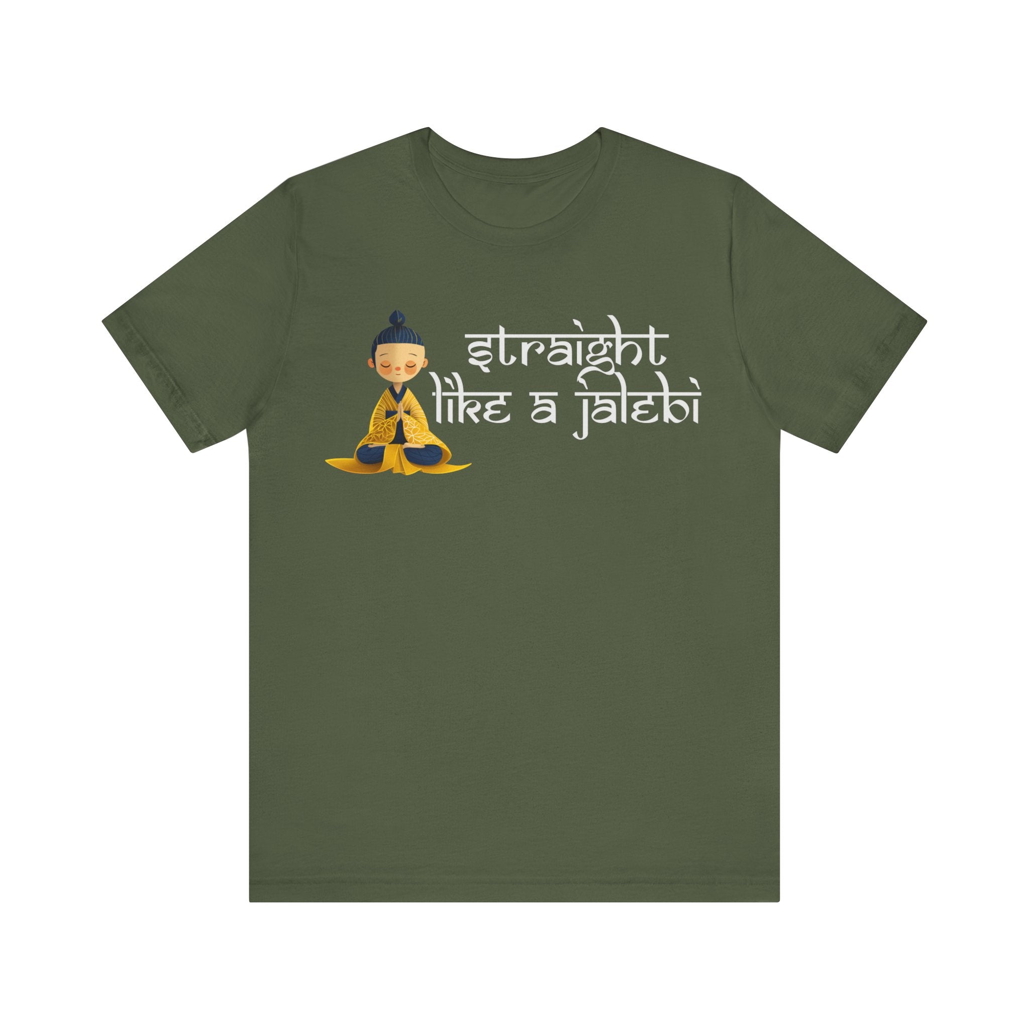 Straight Like A Jalebi Desi Jersey Personalized Funny T-Shirt
