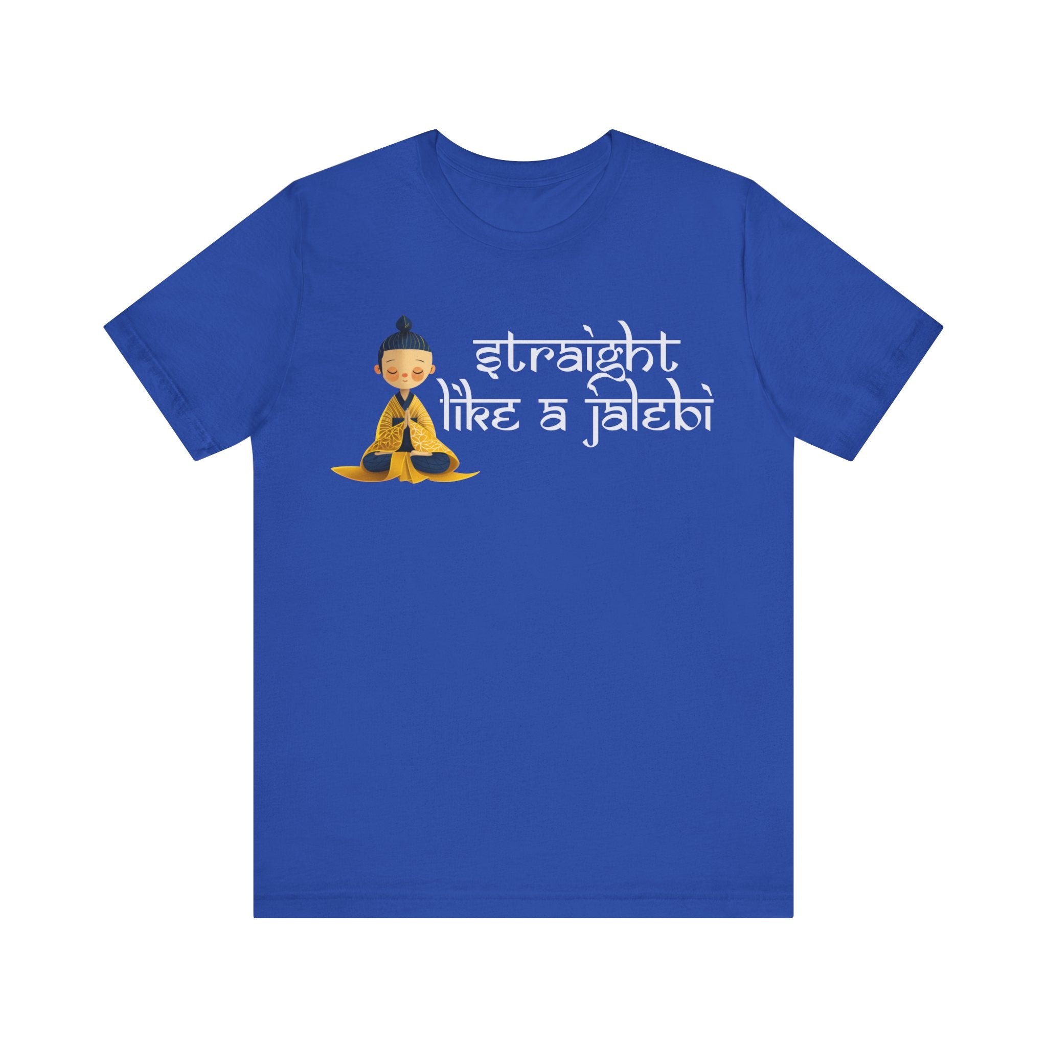 Straight Like A Jalebi Desi Jersey Personalized Funny T-Shirt