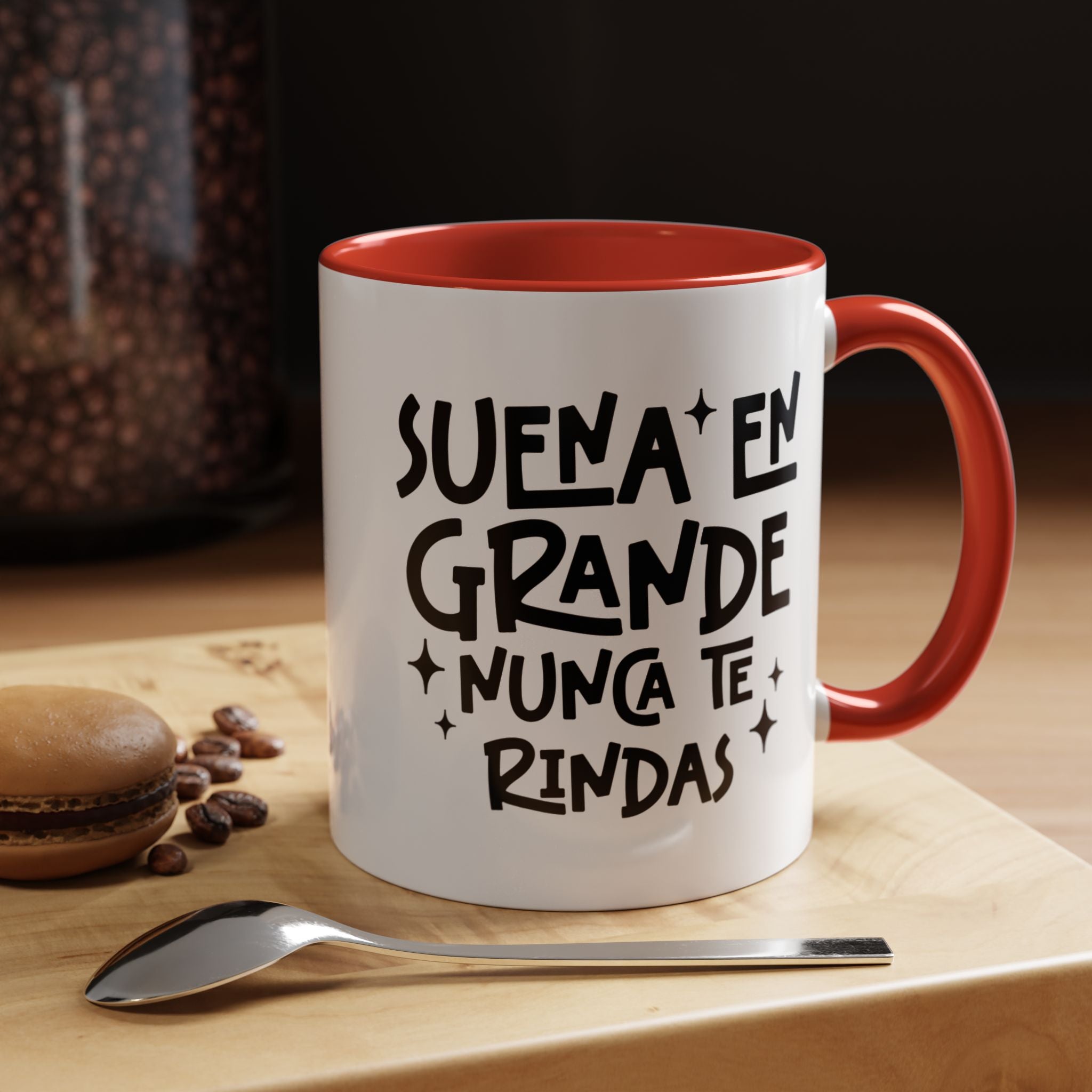 Suena En Grande Nunca Te Rindas | Funny Coffee Mug, Sarcastic Tea Cup, Unique Gift Idea
