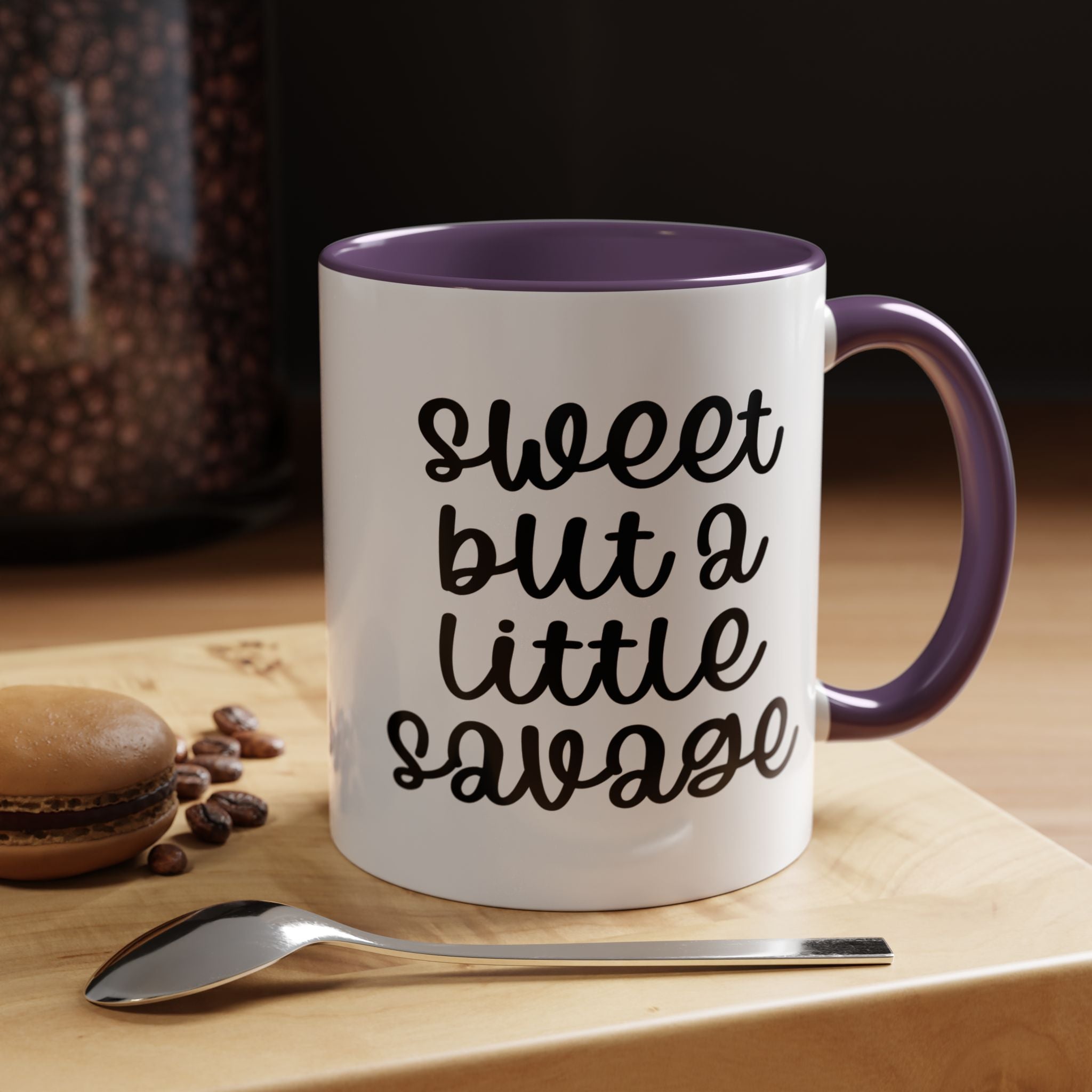 Sweet But Savage | Funny Coffee Mug, Sarcastic Tea Cup, Unique Gift Idea