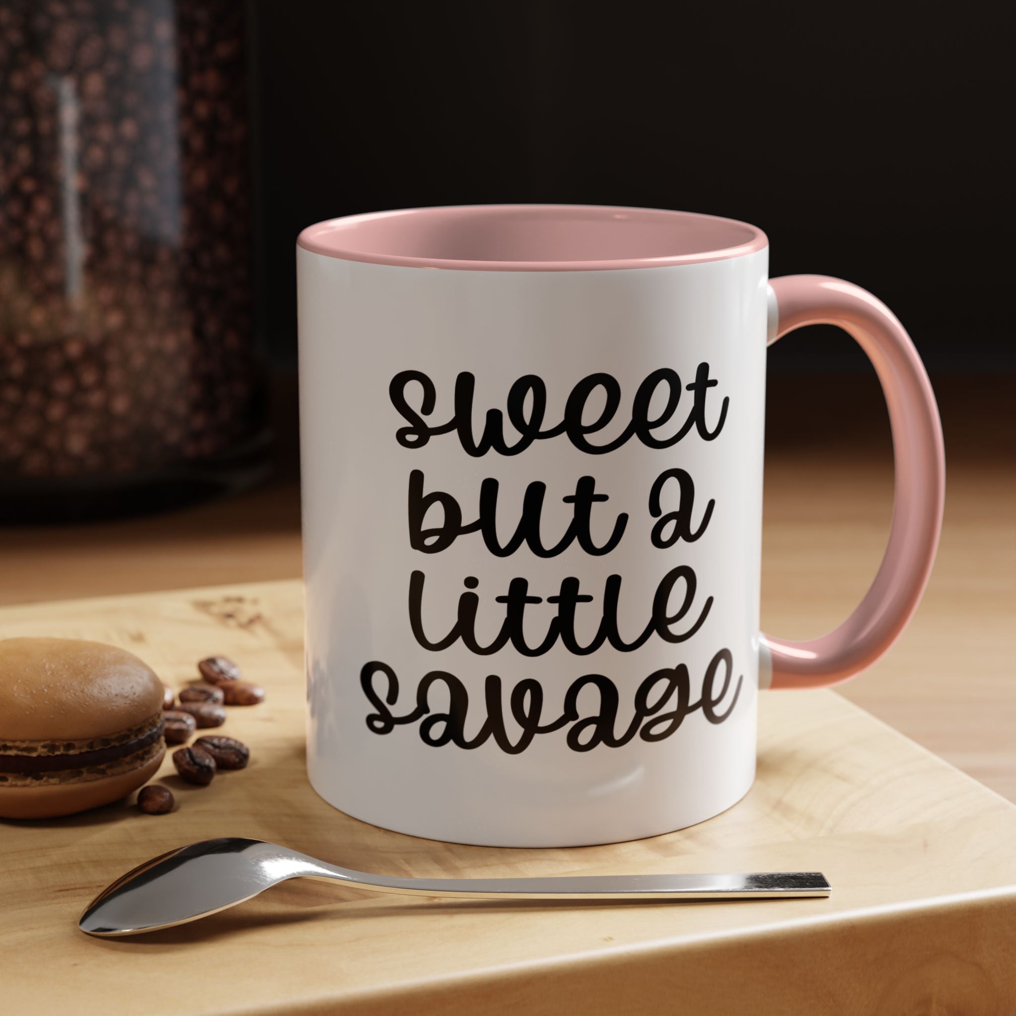 Sweet But Savage | Funny Coffee Mug, Sarcastic Tea Cup, Unique Gift Idea