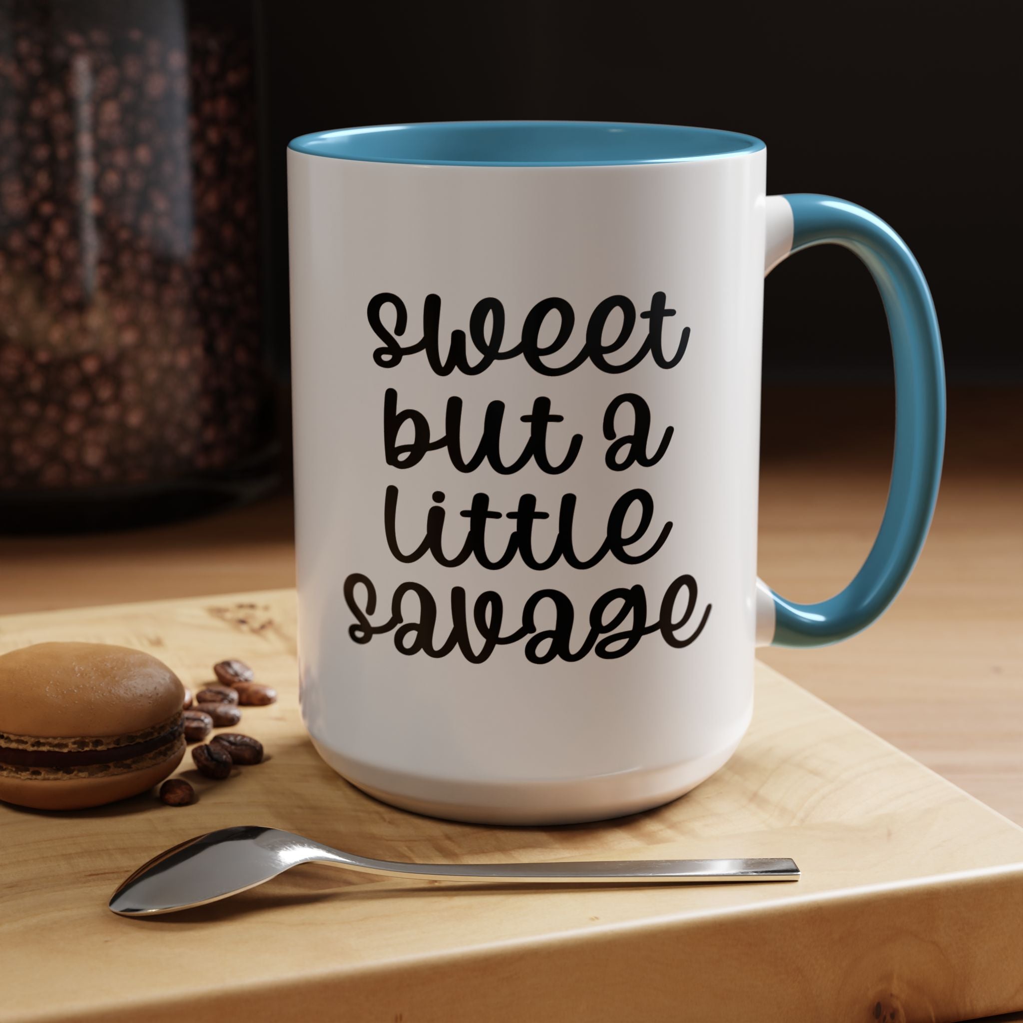 Sweet But Savage | Funny Coffee Mug, Sarcastic Tea Cup, Unique Gift Idea