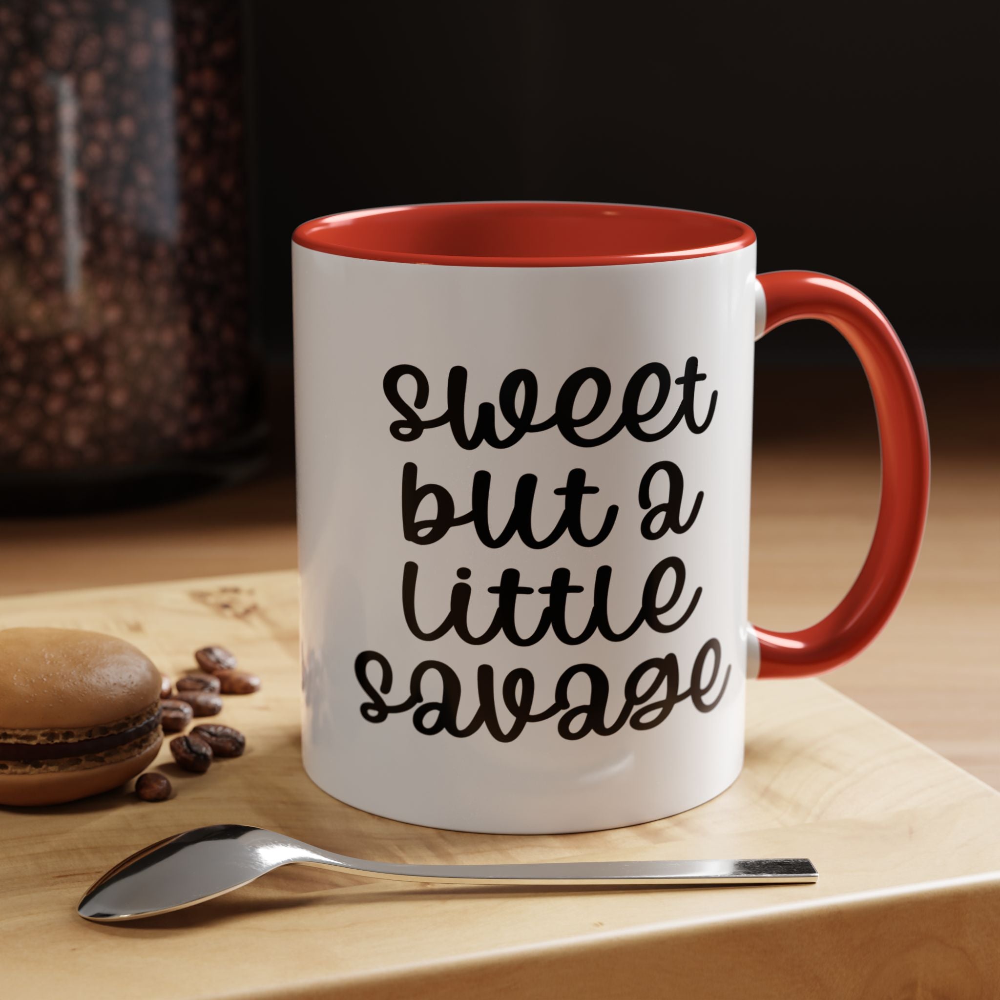 Sweet But Savage | Funny Coffee Mug, Sarcastic Tea Cup, Unique Gift Idea