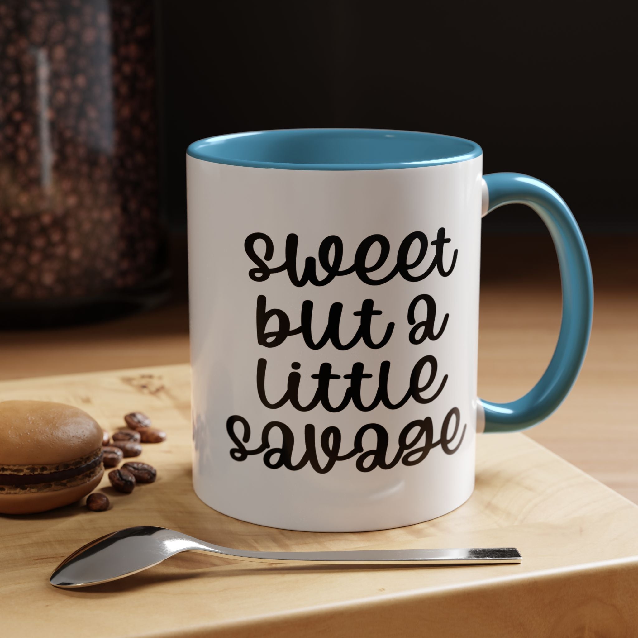 Sweet But Savage | Funny Coffee Mug, Sarcastic Tea Cup, Unique Gift Idea