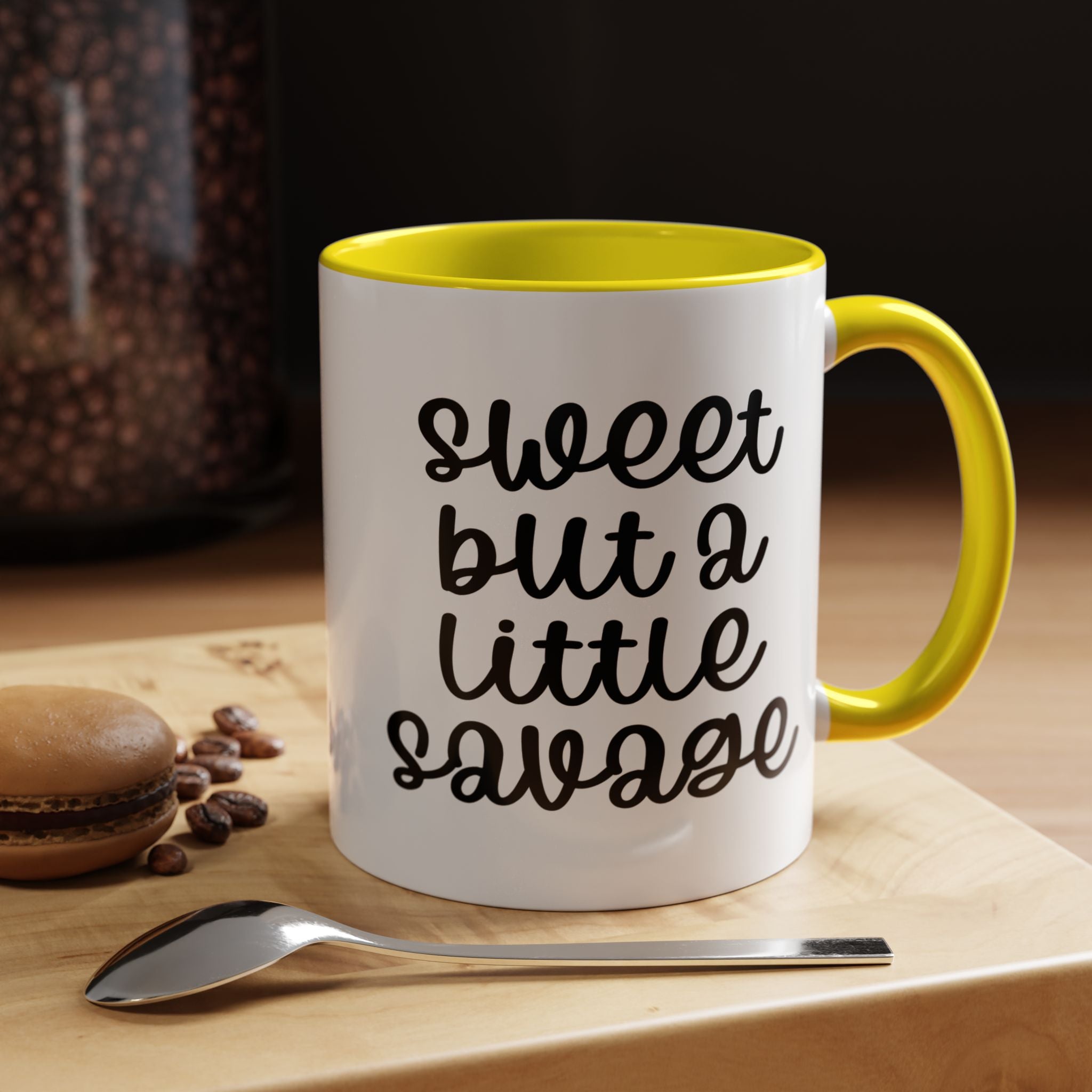 Sweet But Savage | Funny Coffee Mug, Sarcastic Tea Cup, Unique Gift Idea