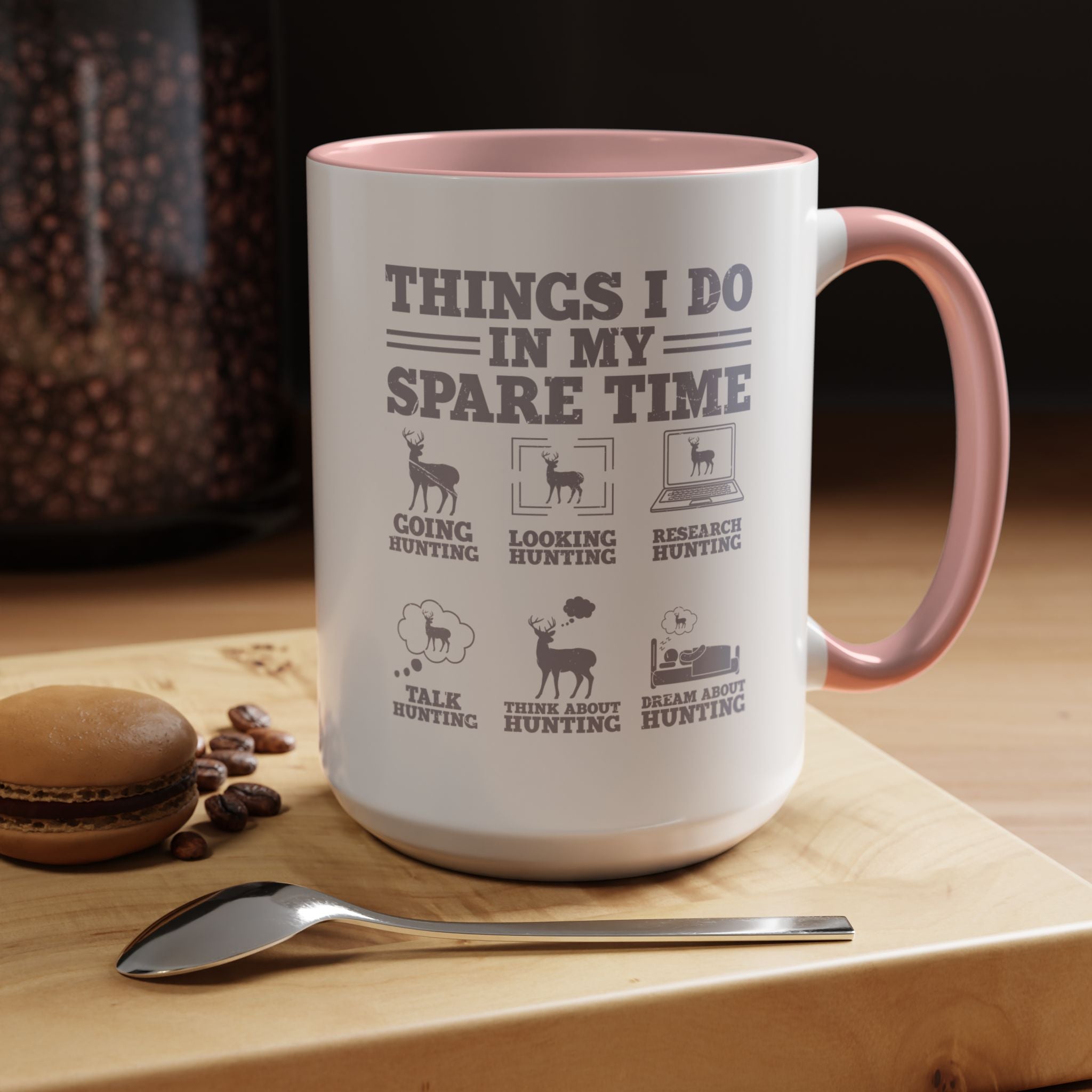 Things I Do In My Spare Time | Funny Coffee Mug, Sarcastic Tea Cup, Unique Gift Idea