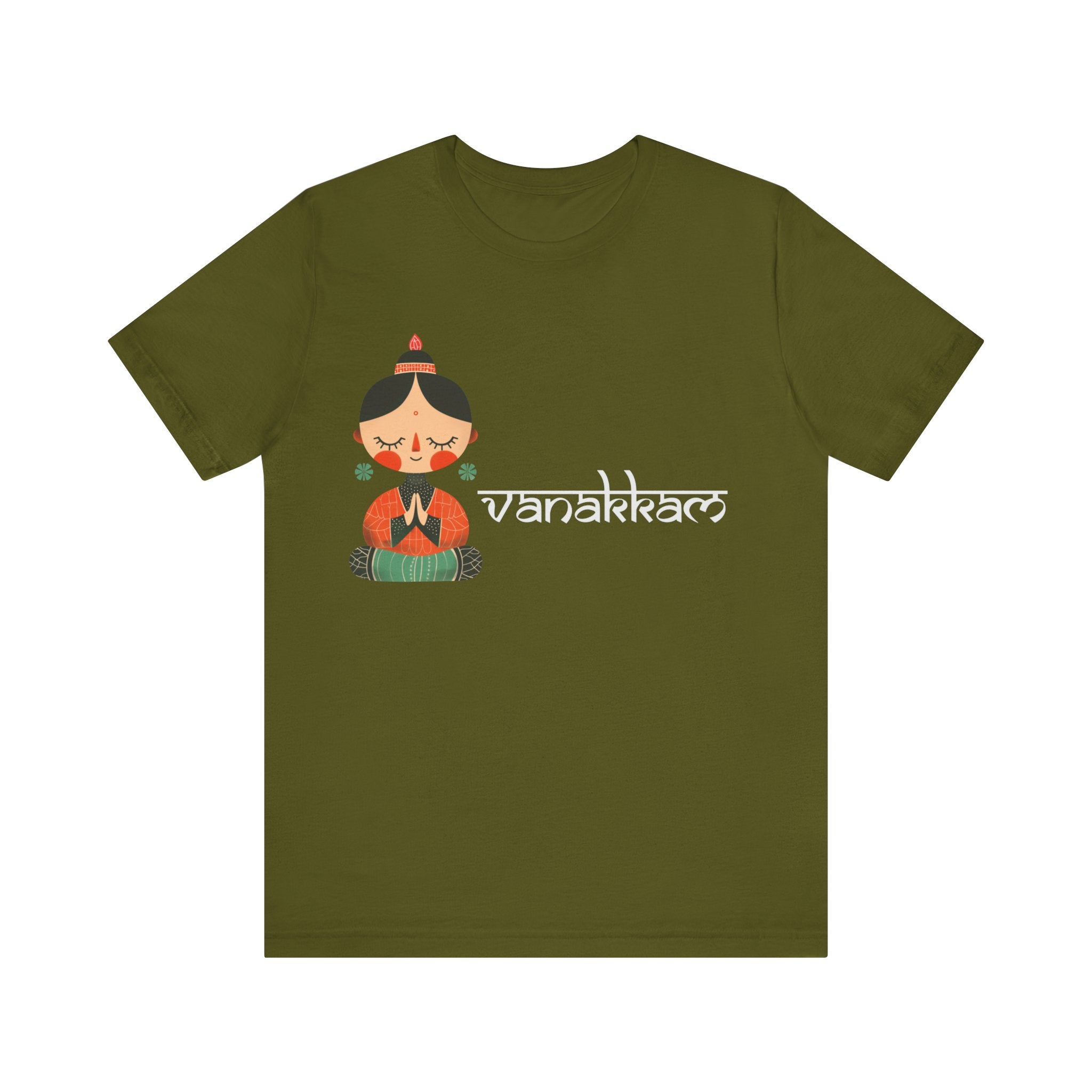 Vanakkam Desi Greeting Jersey Personalized Funny T-Shirt