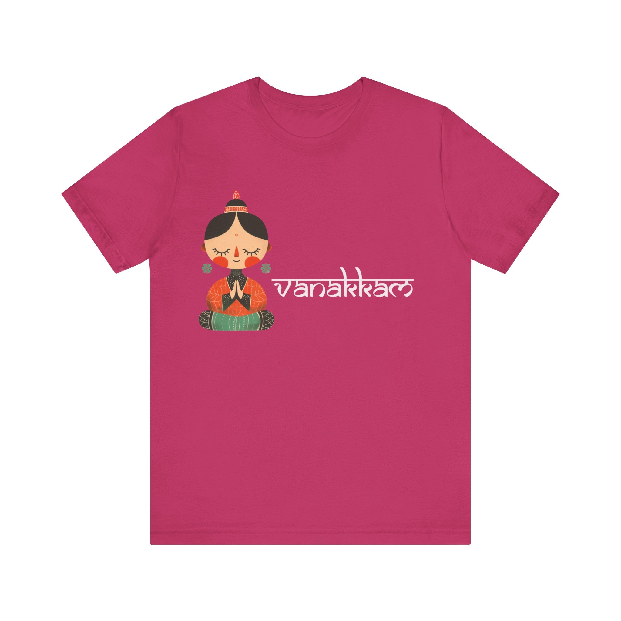 Vanakkam Desi Greeting Jersey Personalized Funny T-Shirt